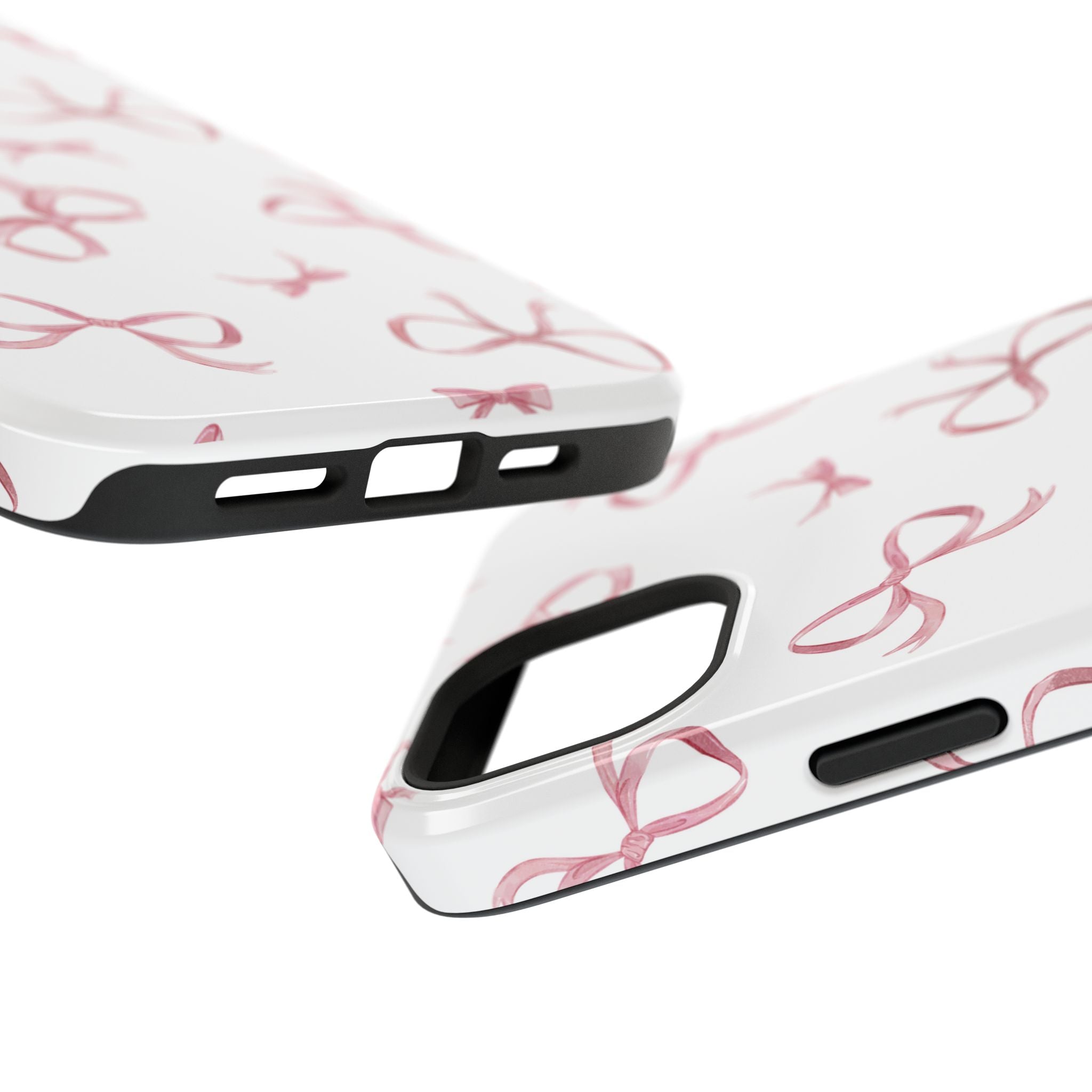 Customizable: Coquette Bow Stylish Impact-Resistant Phone Case
