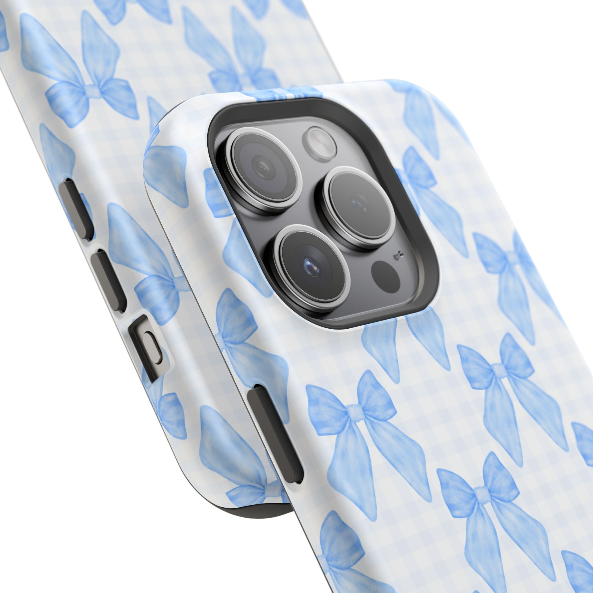 Customizable: Charming Bow Pattern Phone Case