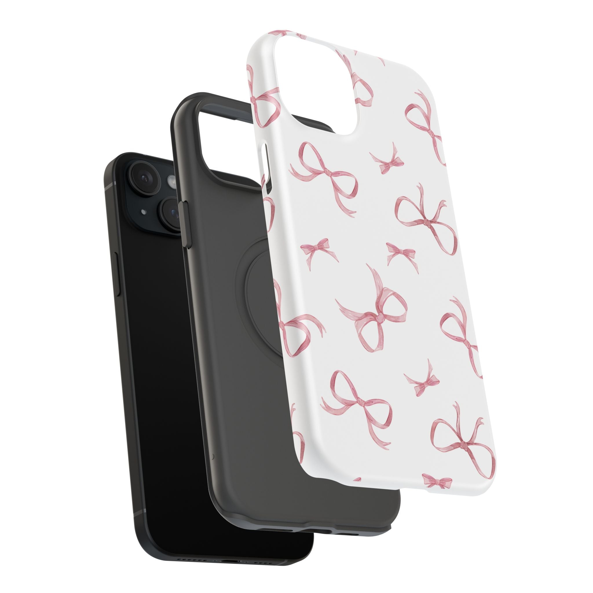 Customizable: Coquette Bow Stylish Impact-Resistant Phone Case
