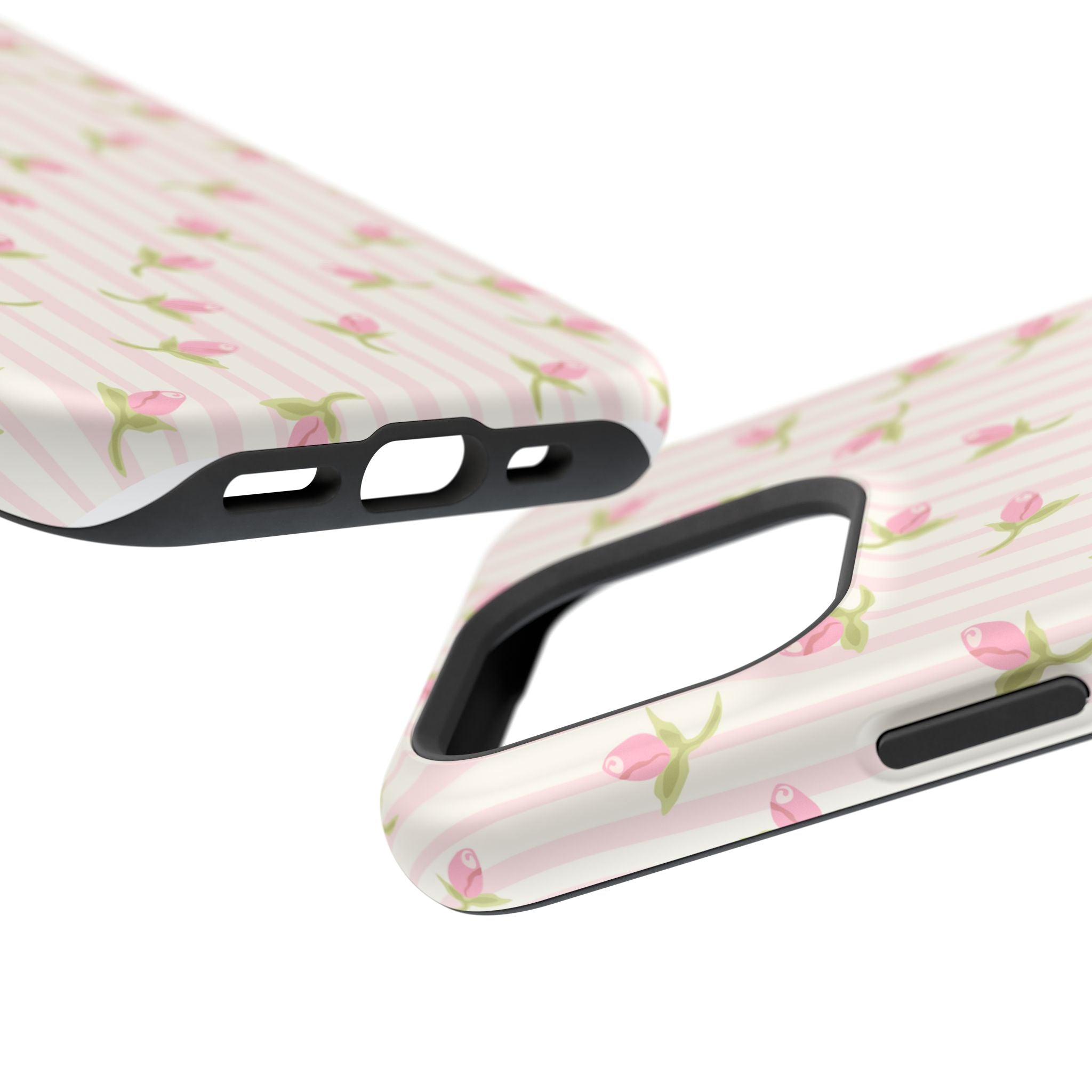 Customizable: Floral Impact-Resistant Phone Case
