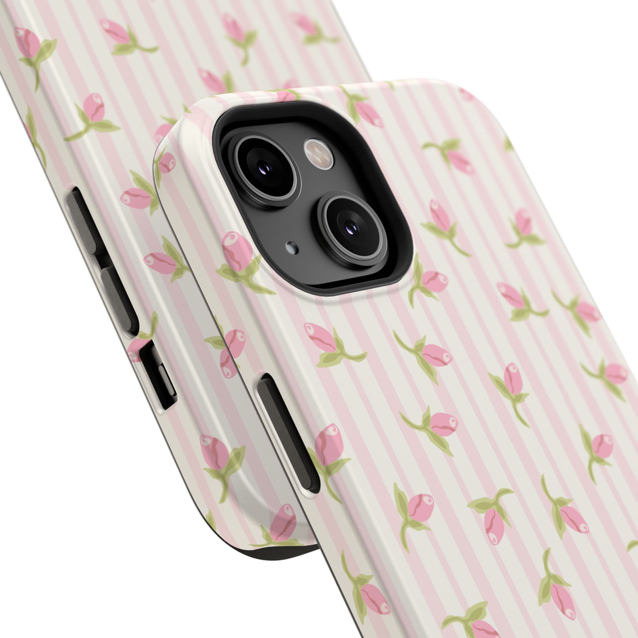 Customizable: Floral Impact-Resistant Phone Case