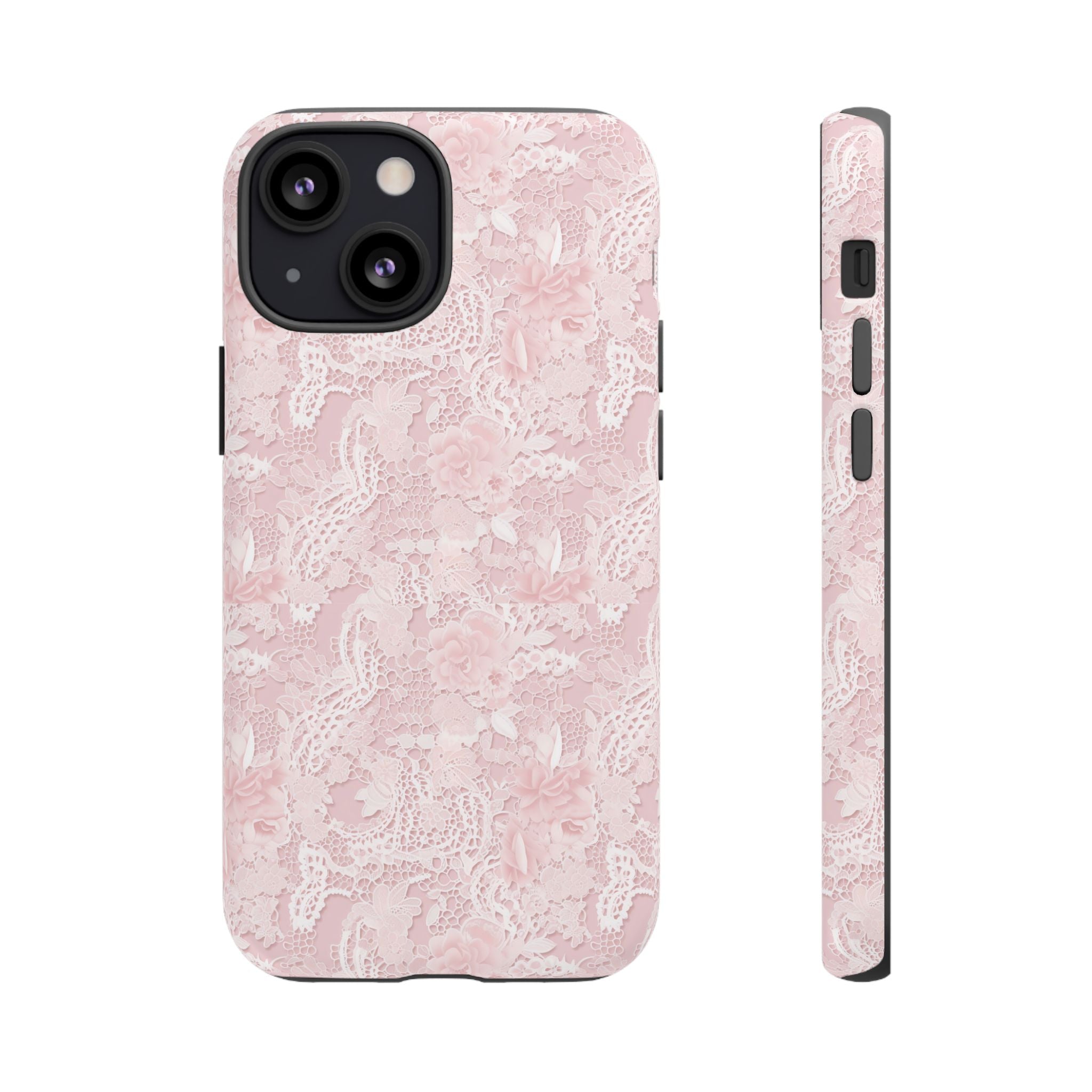 Customizable: Pink Floral Phone Case, Stylish Tough Cases, Unique Gift for Her, Cute Phone Accessories, Floral Tech Cover