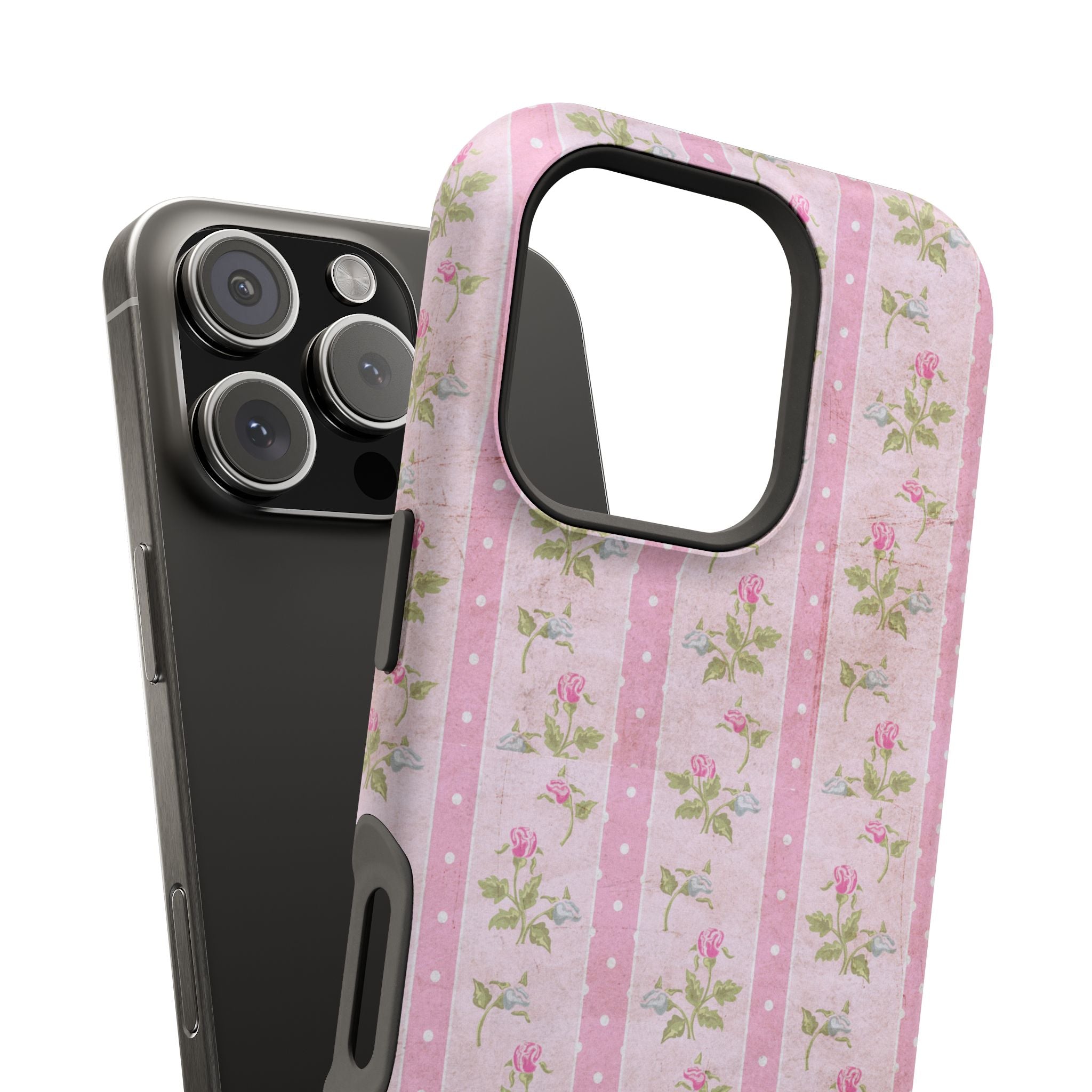 Impact-Resistant Phone Case, Inspirational Quote Case, Gift for Her, Bible Verse Decor, Floral Design Phone Cover