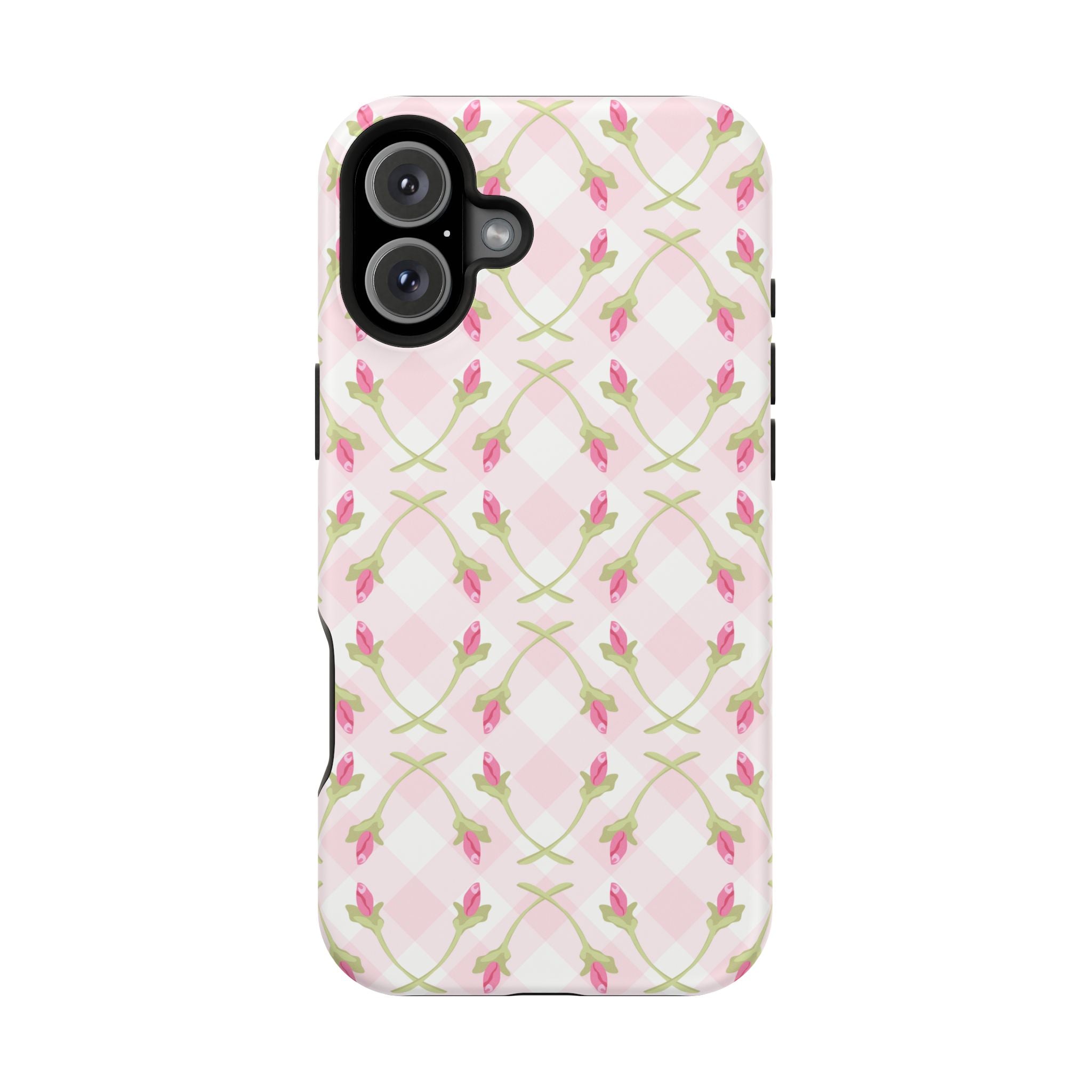 Customizable: Floral Impact-Resistant Phone Case