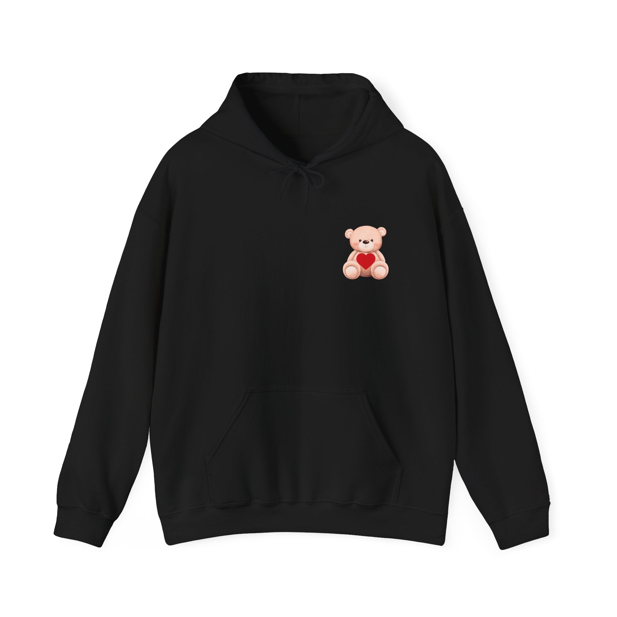 Customizable: Bear Heart Hoodie - Personalizable School Spirit Apparel