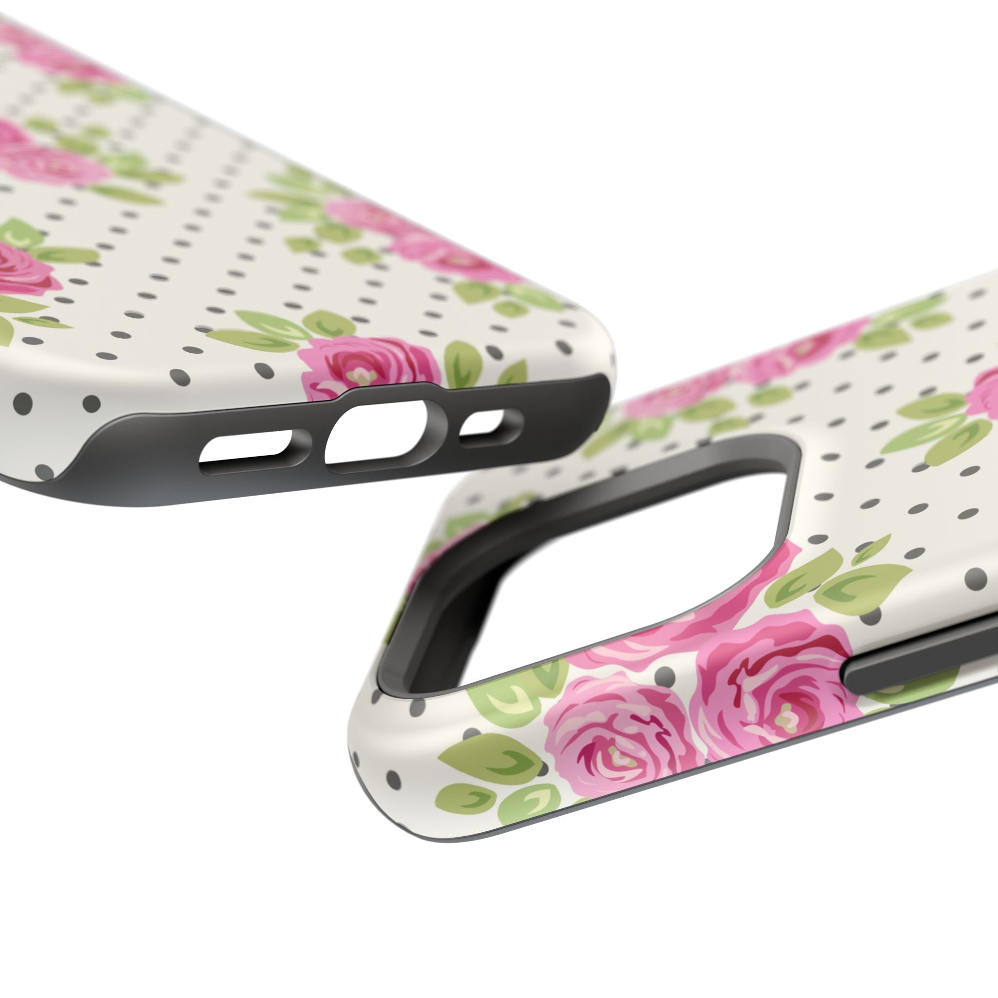 Customizable: Floral Polka Dot Phone Case