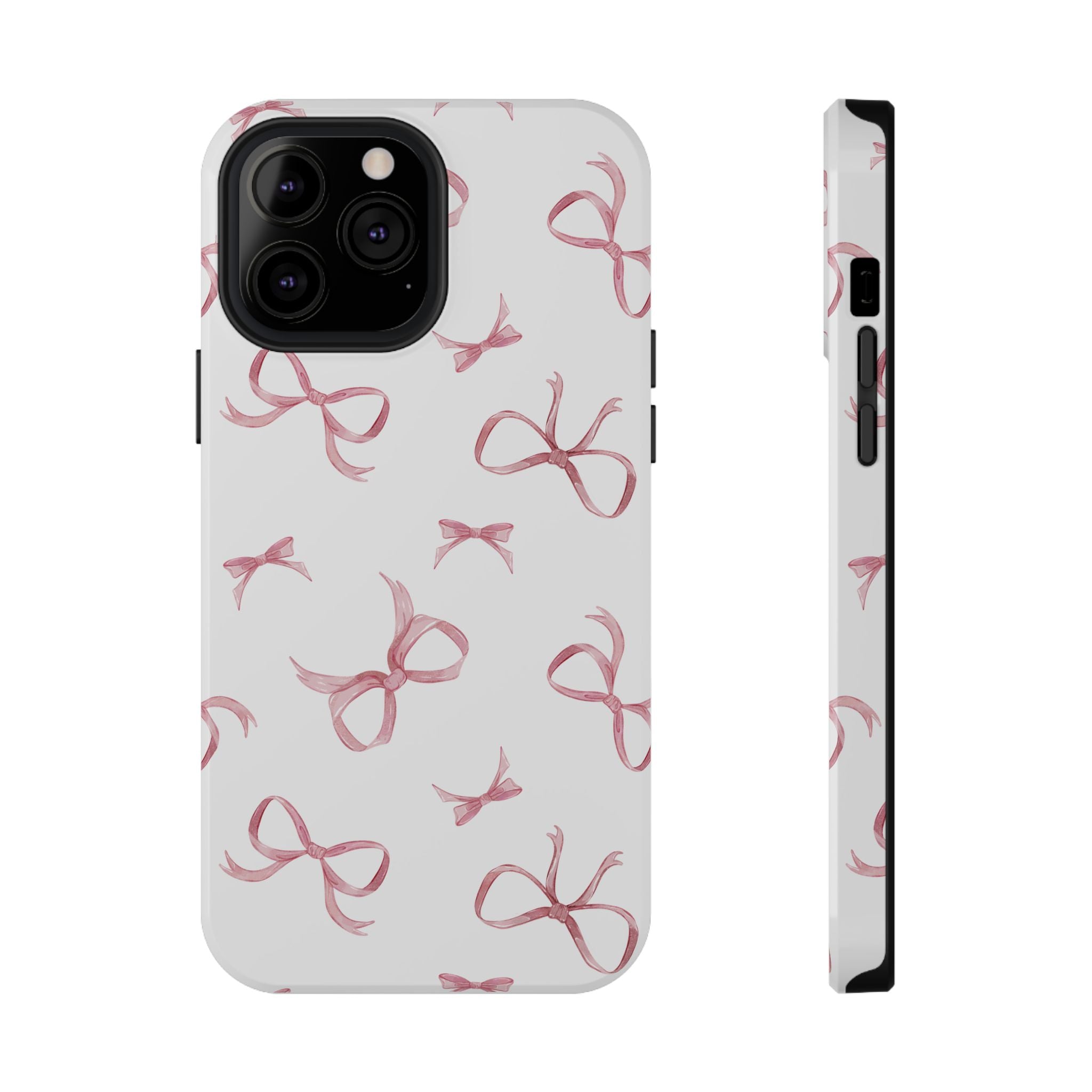 Customizable: Coquette Bow Stylish Impact-Resistant Phone Case