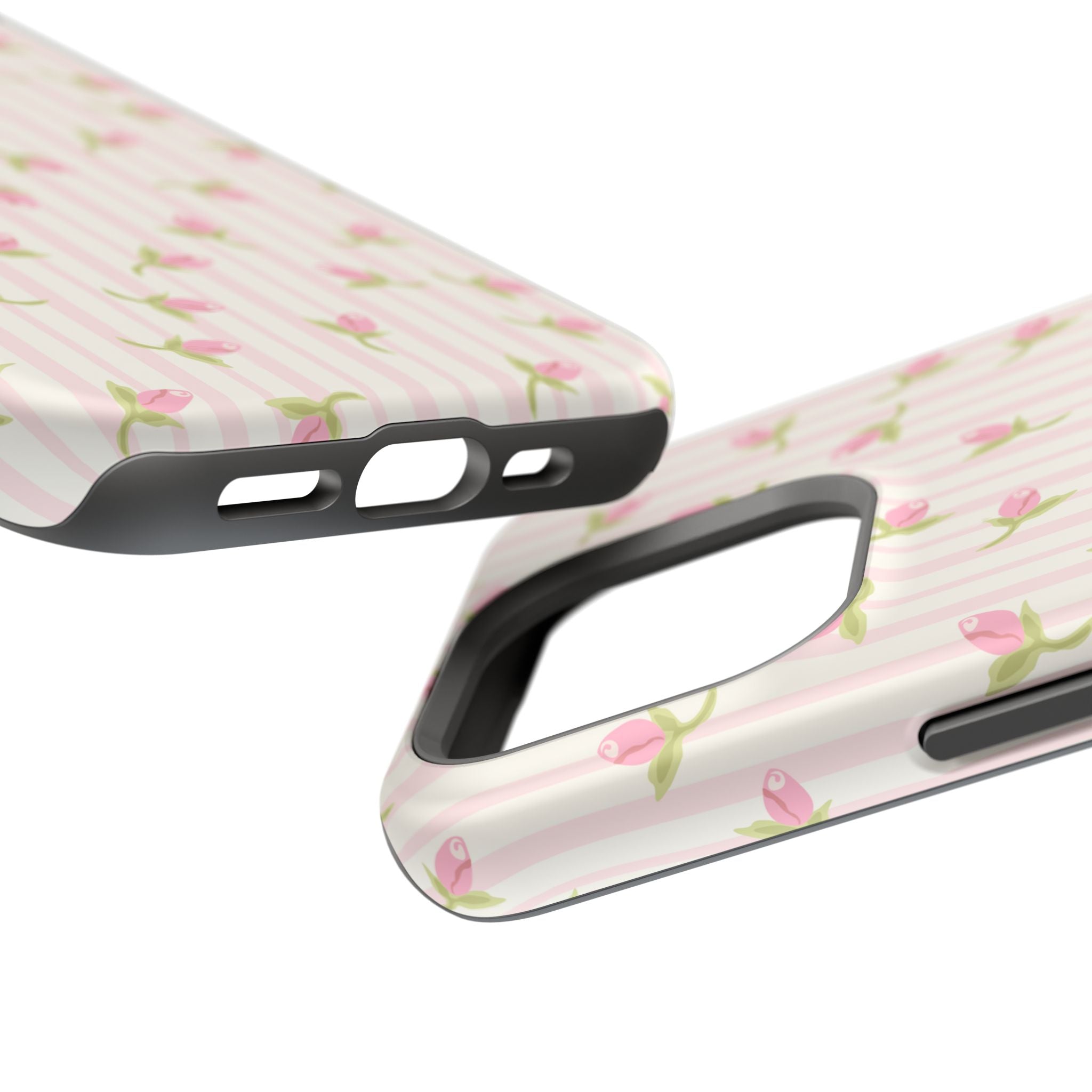 Customizable: Floral Impact-Resistant Phone Case