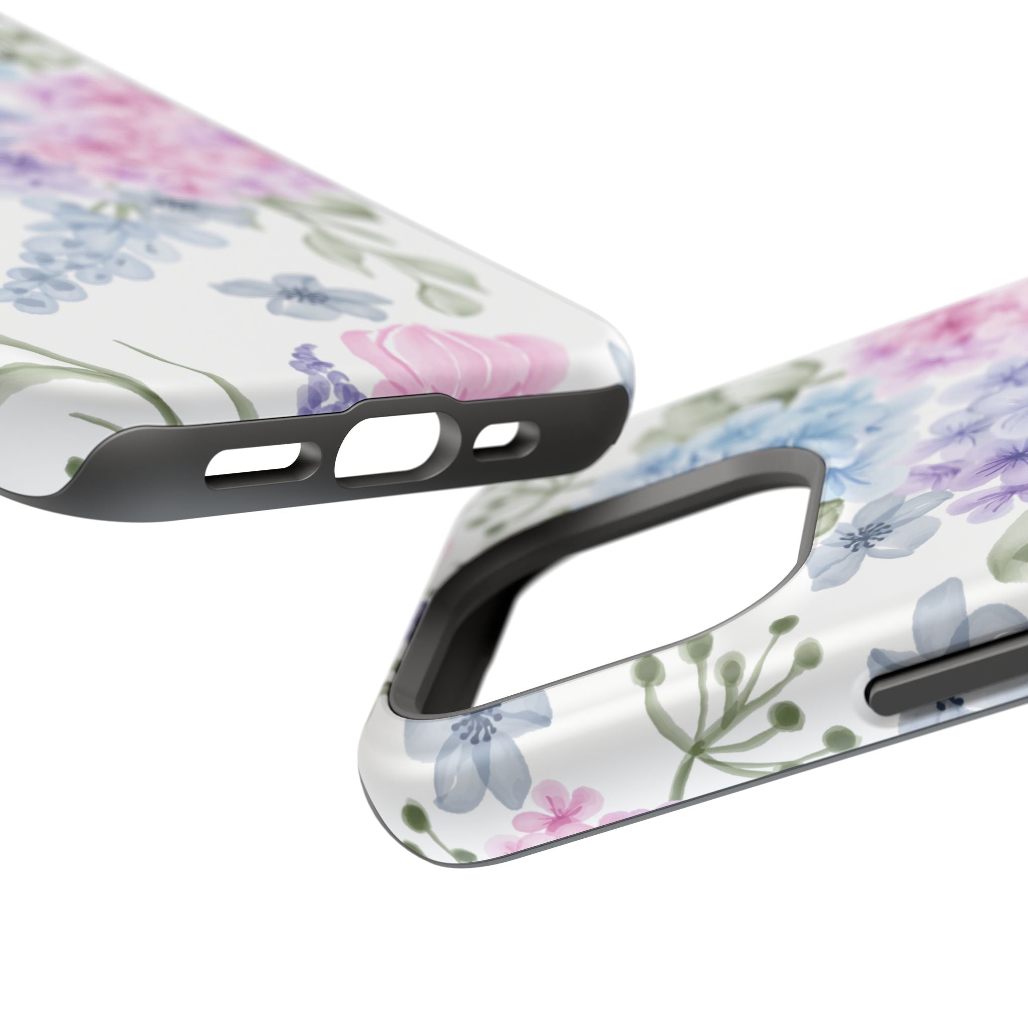 Customizable: Floral Hydrangea Impact-Resistant Phone Case
