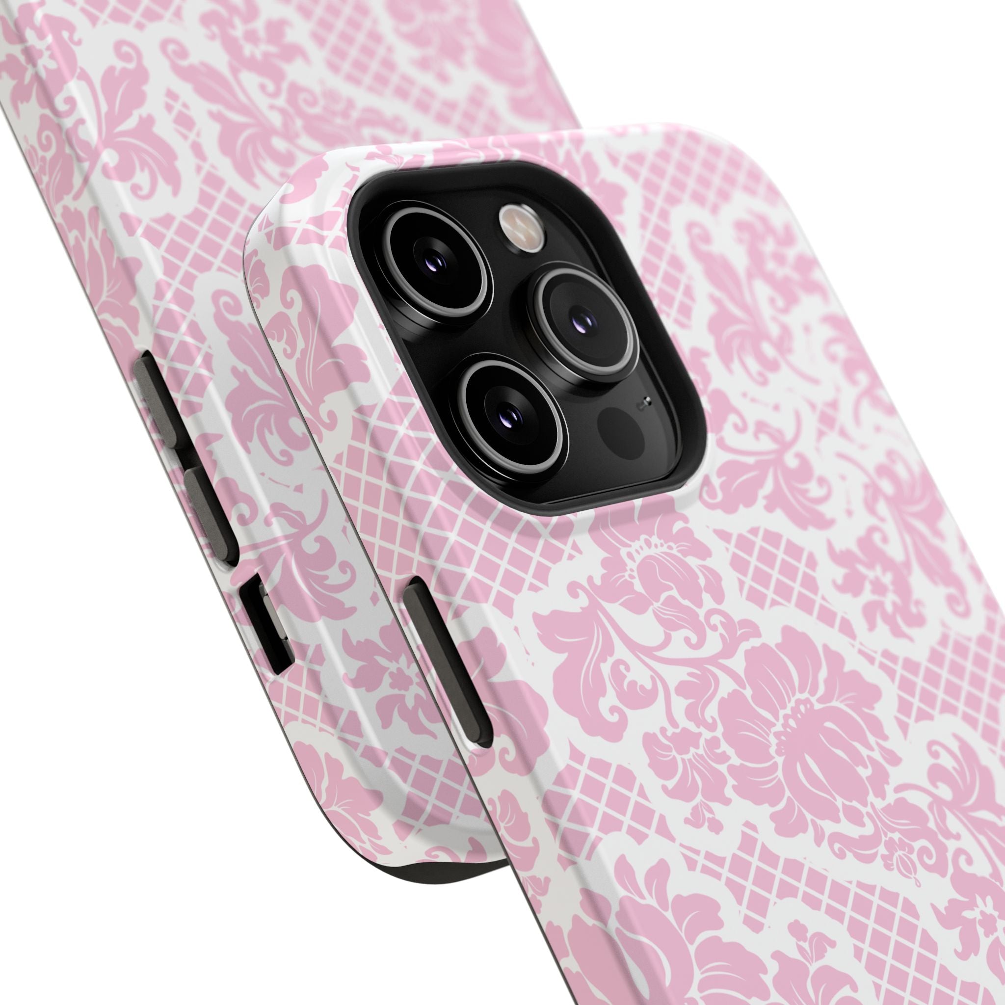 Customizable: Pink Lace Inspired Elegantly Chic Impact-Resistant Case