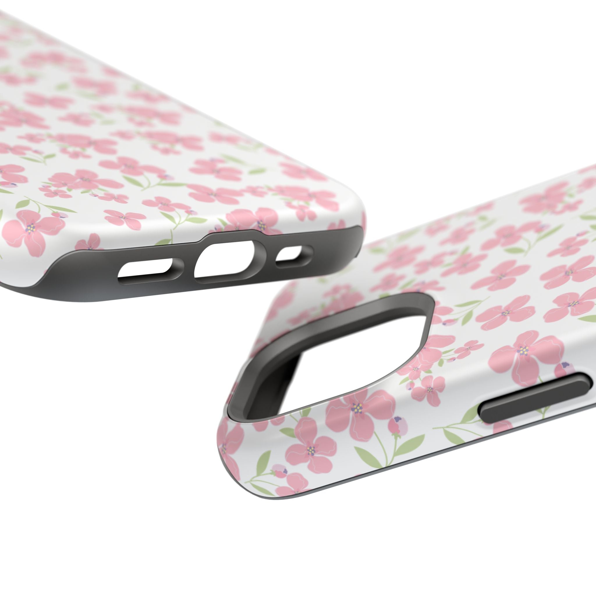 Customizable: Floral Impact-Resistant Phone Case