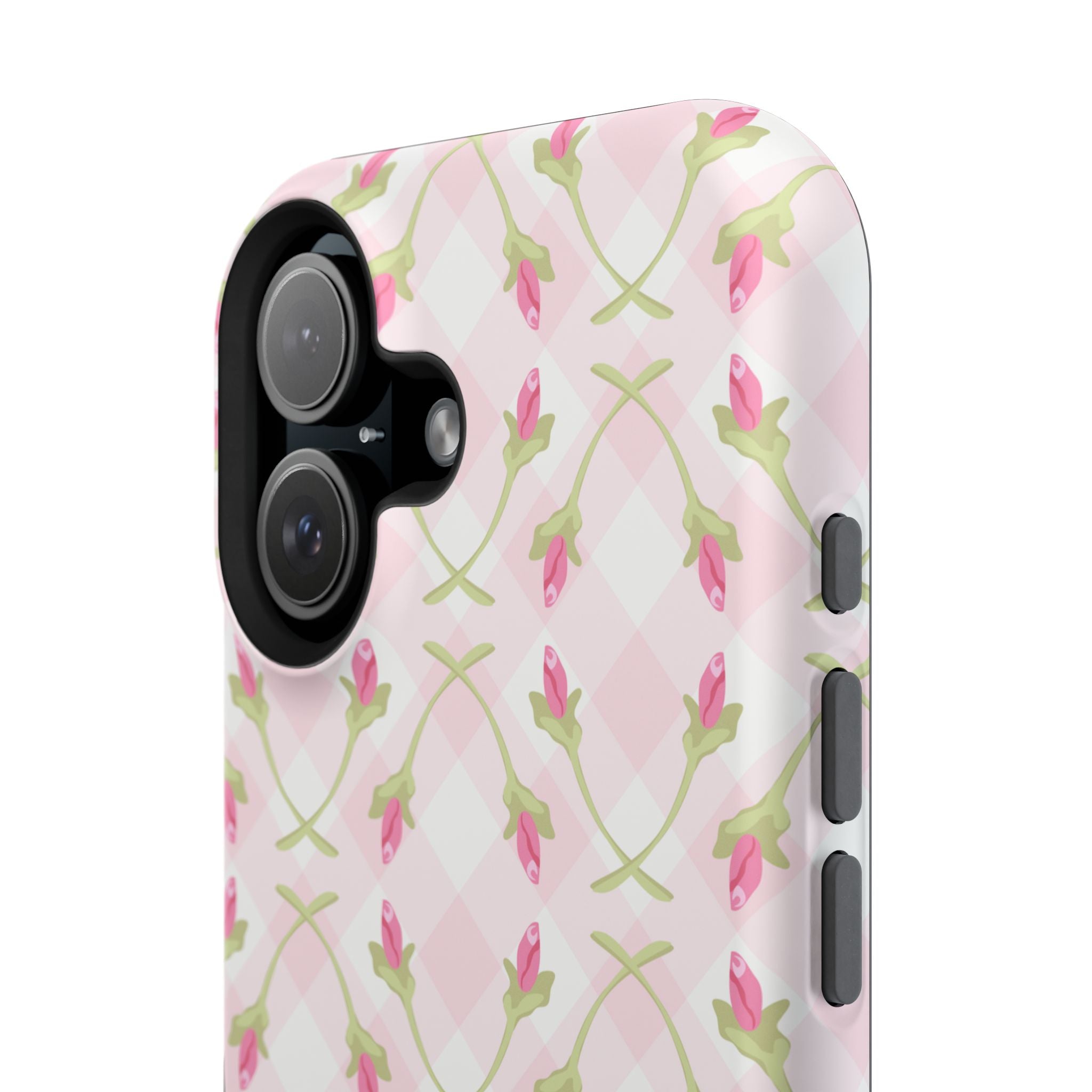 Customizable: Floral Impact-Resistant Phone Case