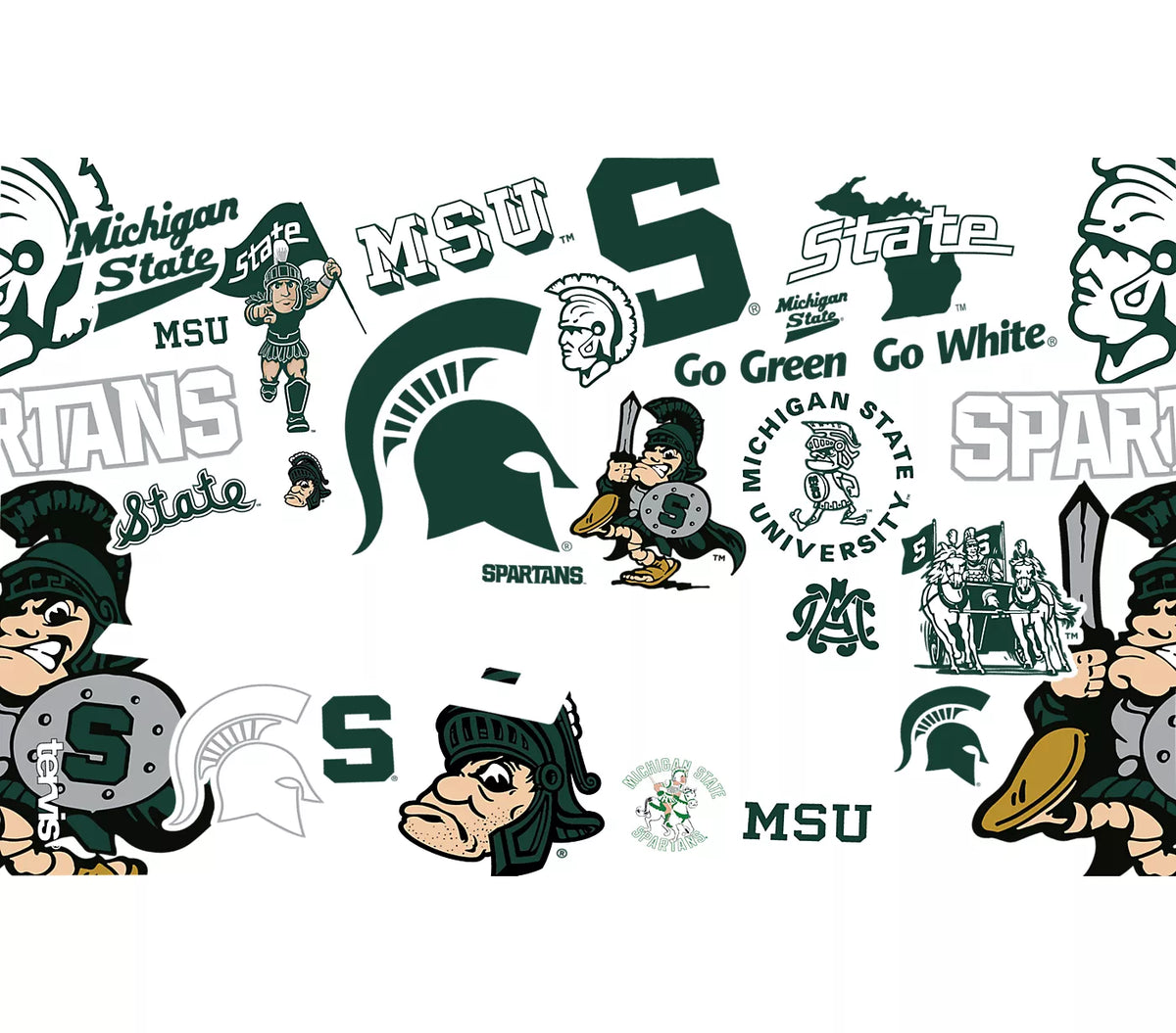 Michigan State Spartans - All Over Tumbler