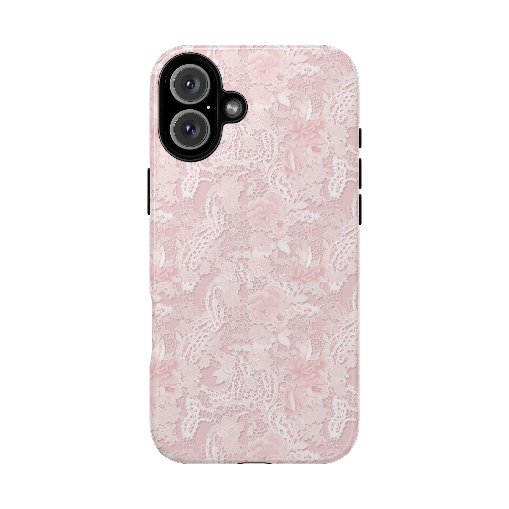 Customizable: Pink Floral Phone Case, Stylish Tough Cases, Unique Gift for Her, Cute Phone Accessories, Floral Tech Cover