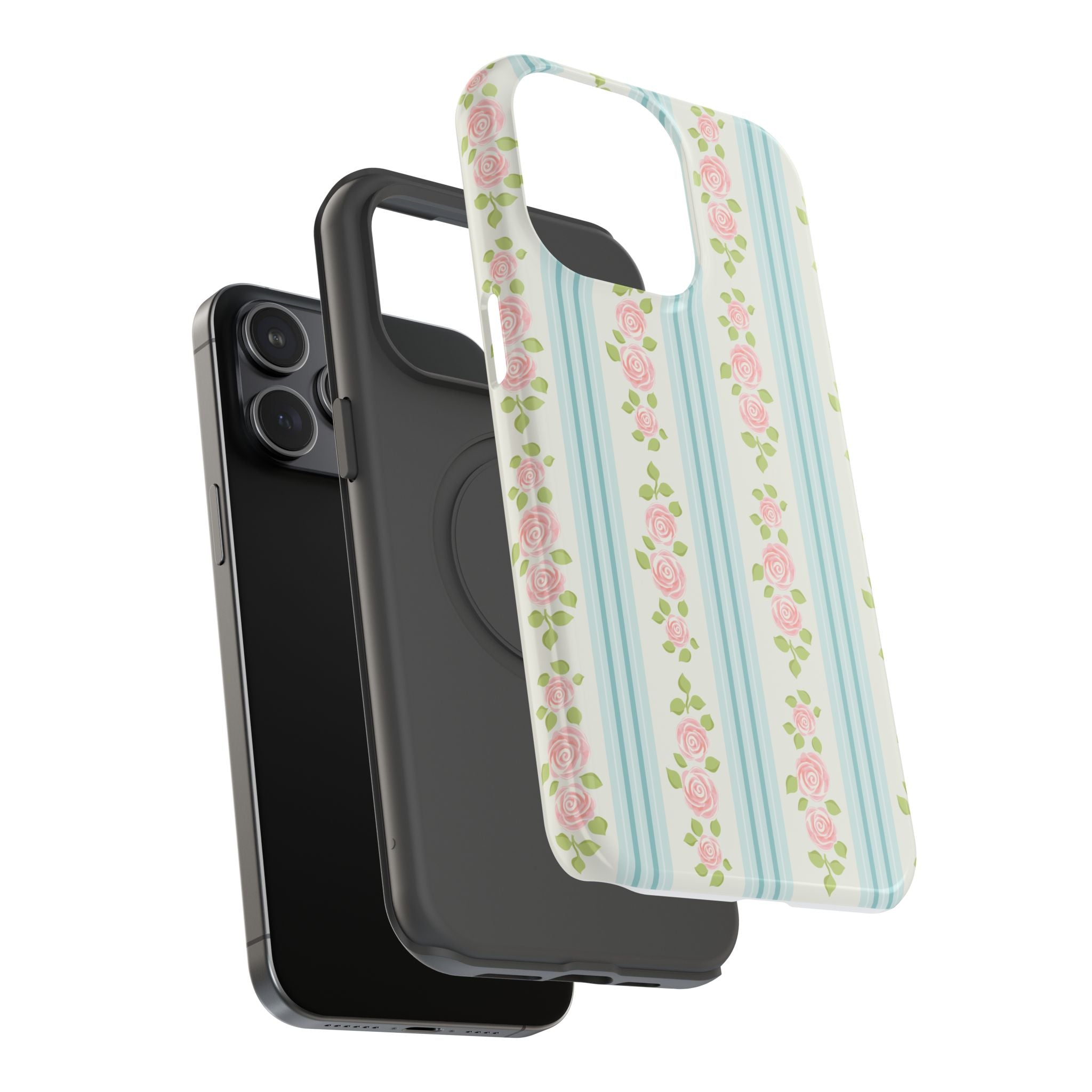 Customizable: Floral Impact-Resistant Phone Case