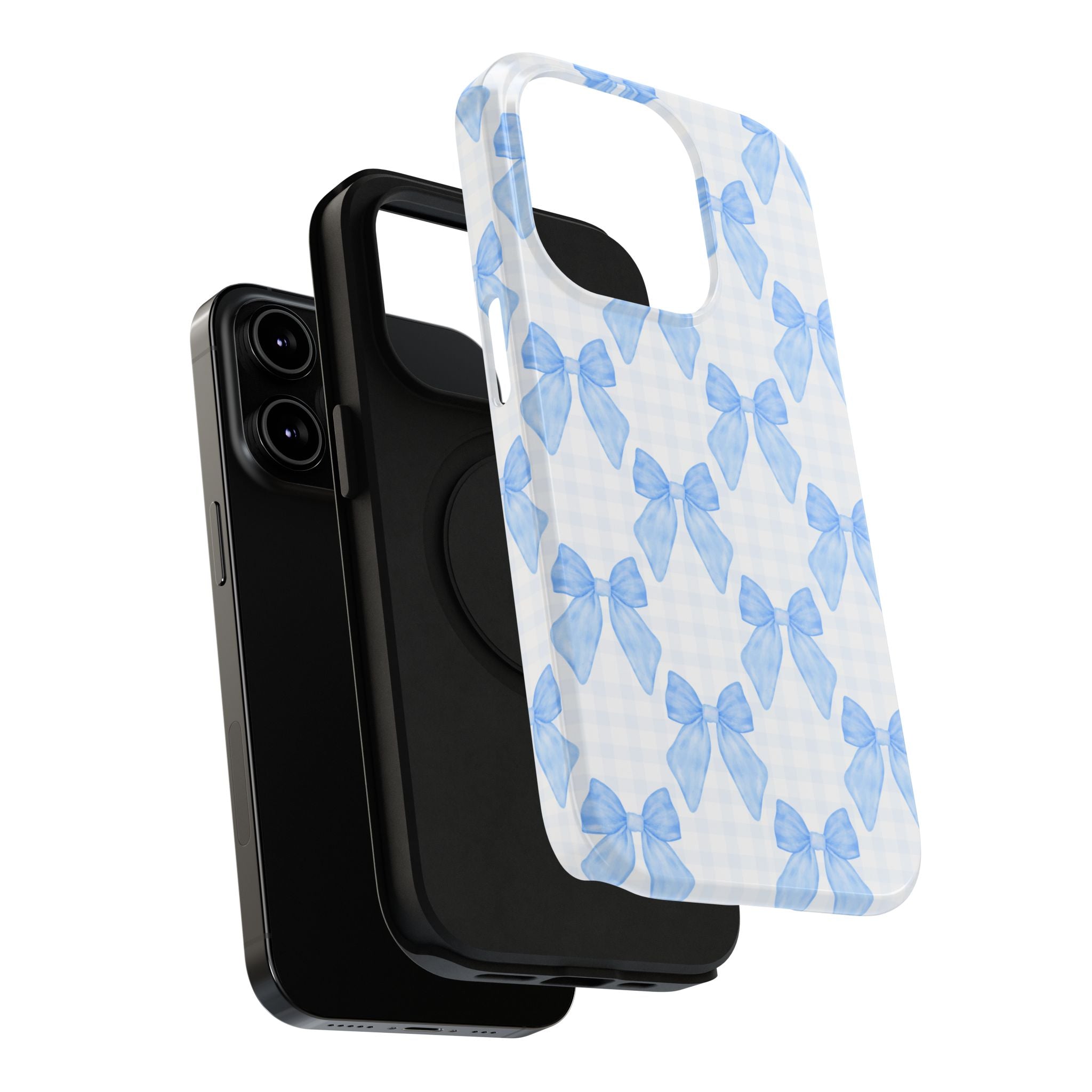 Customizable: Charming Bow Pattern Phone Case