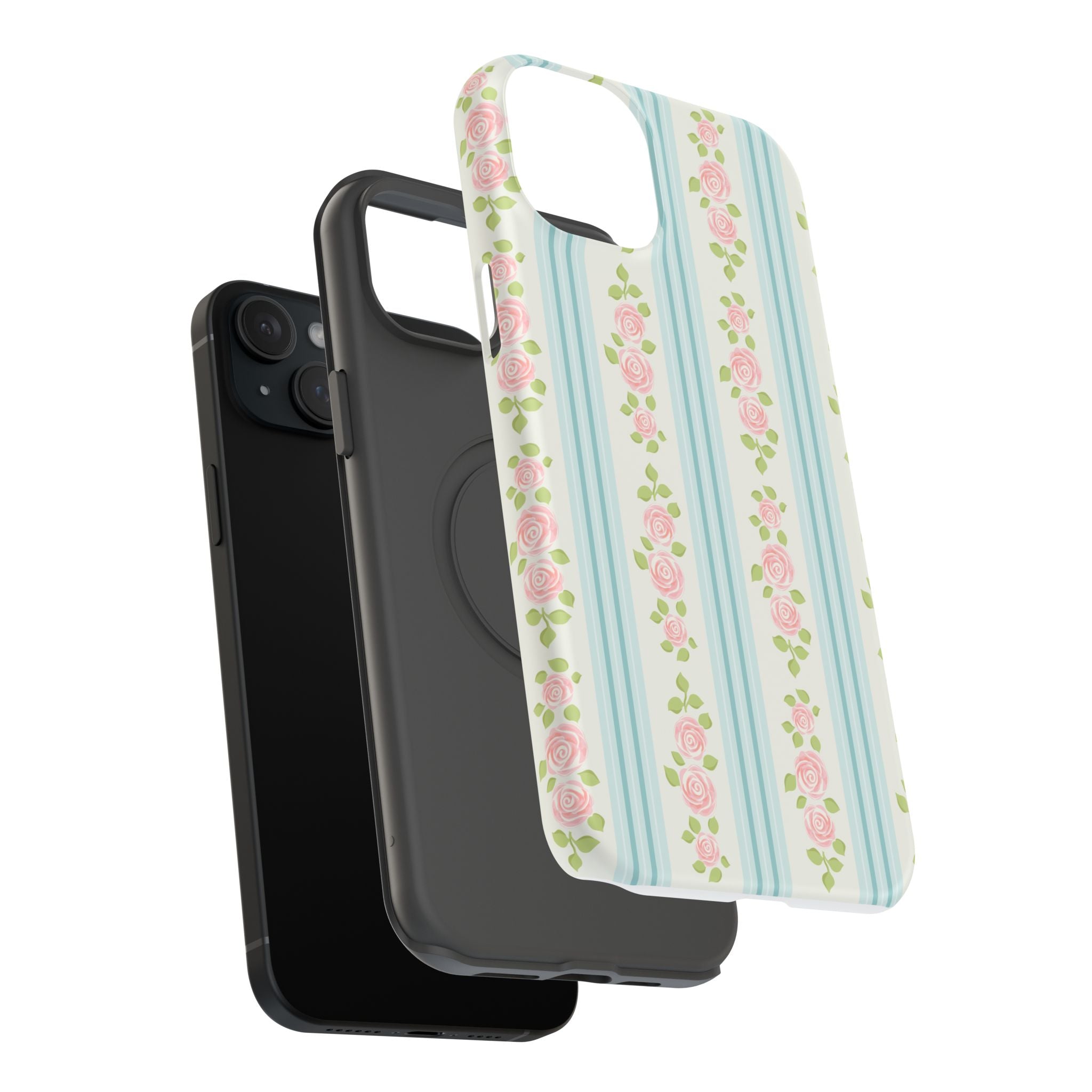 Customizable: Floral Impact-Resistant Phone Case