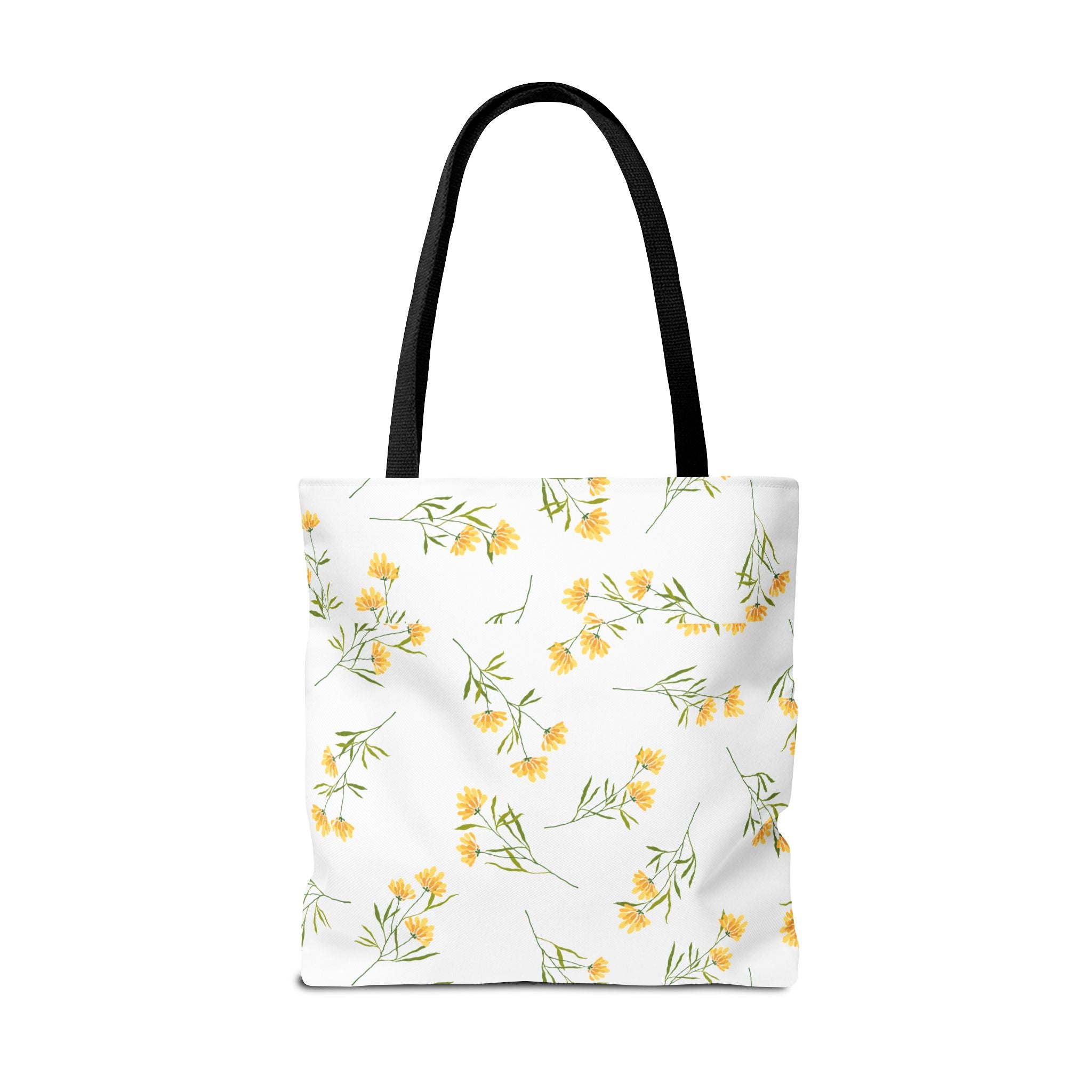 Customizable: Yellow Floral Tote Bag