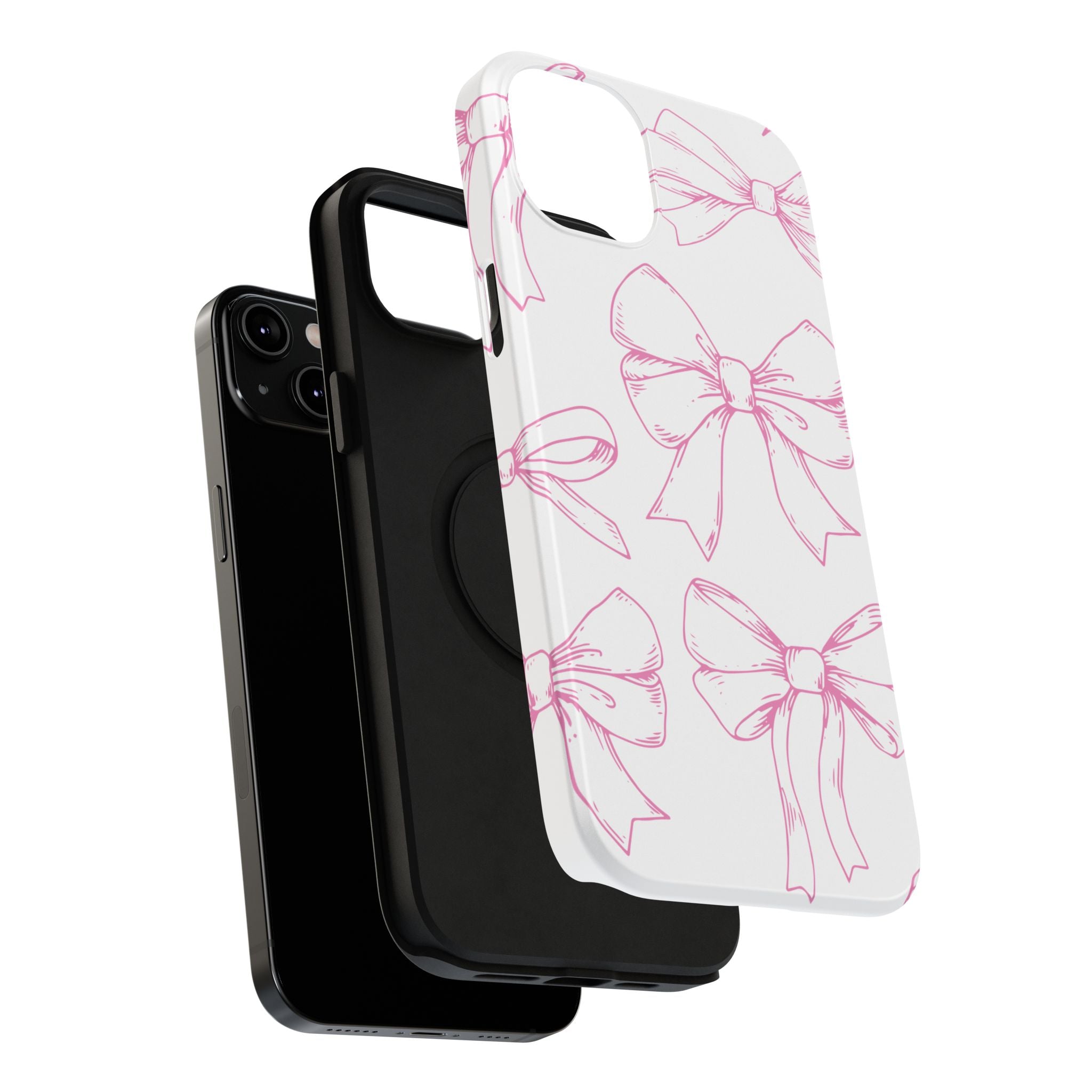 Customizable: Cute Bow Pattern Phone Case