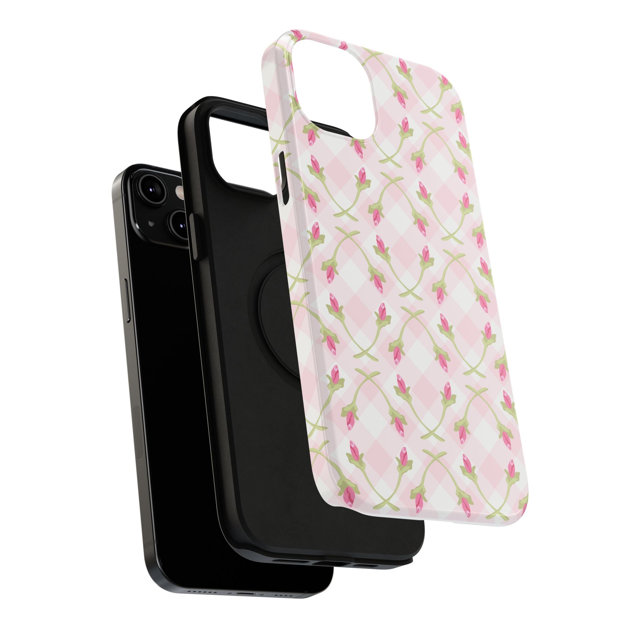Customizable: Floral Impact-Resistant Phone Case