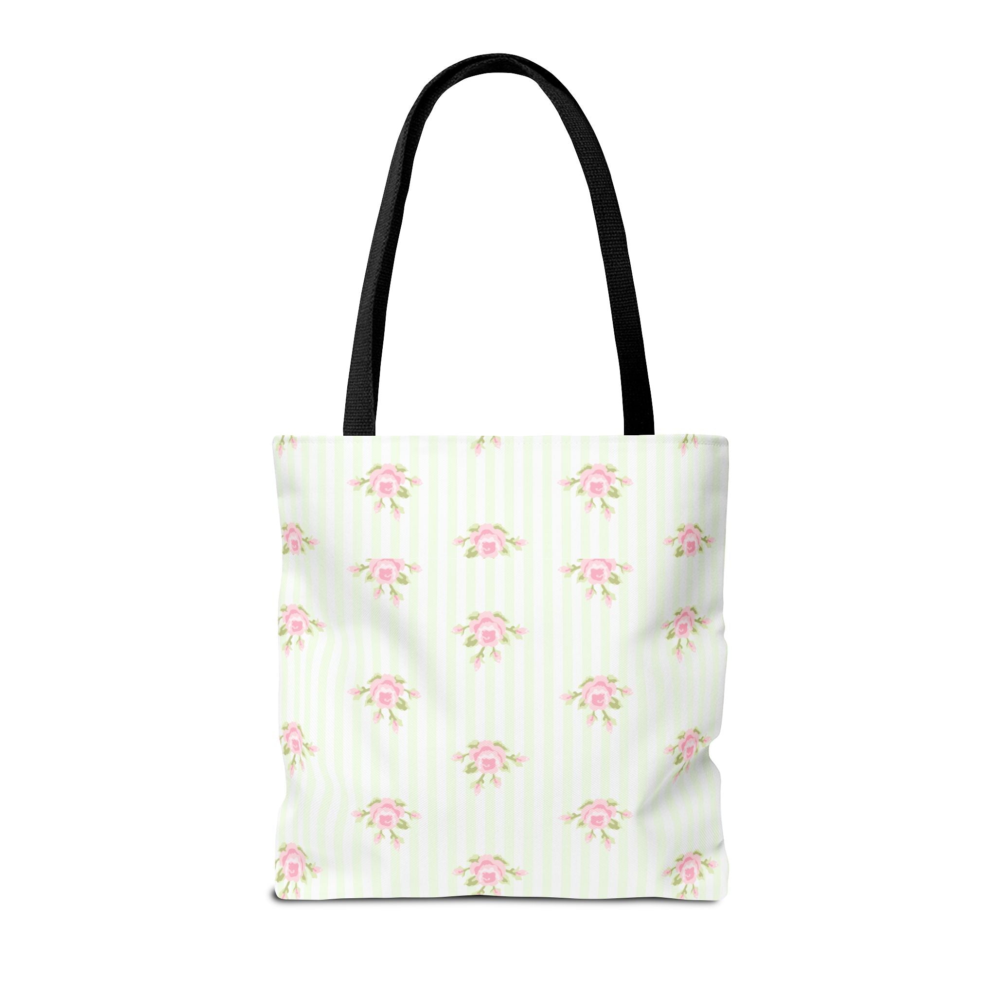 Customizable: Floral Pattern Tote Bag | Stylish Shopping Bag, Eco-Friendly Tote, Gift for Her, Beach Bag, Everyday Carryall