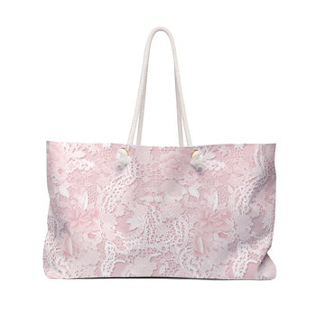 Elegant Floral Weekender Bag, Travel Tote, Beach Bag, Gym Bag, Overnight Bag, Floral Print Travel Essentials