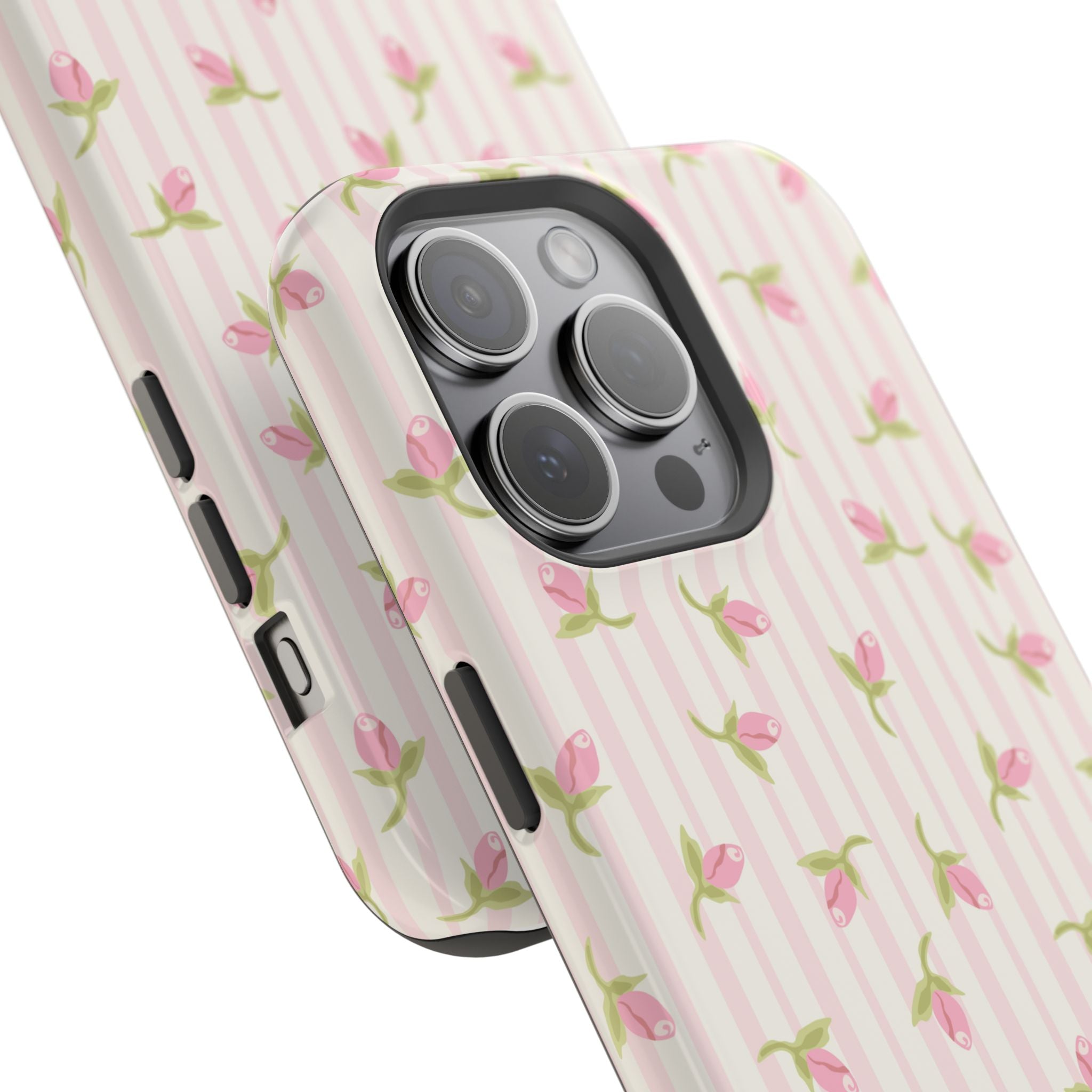 Customizable: Floral Impact-Resistant Phone Case