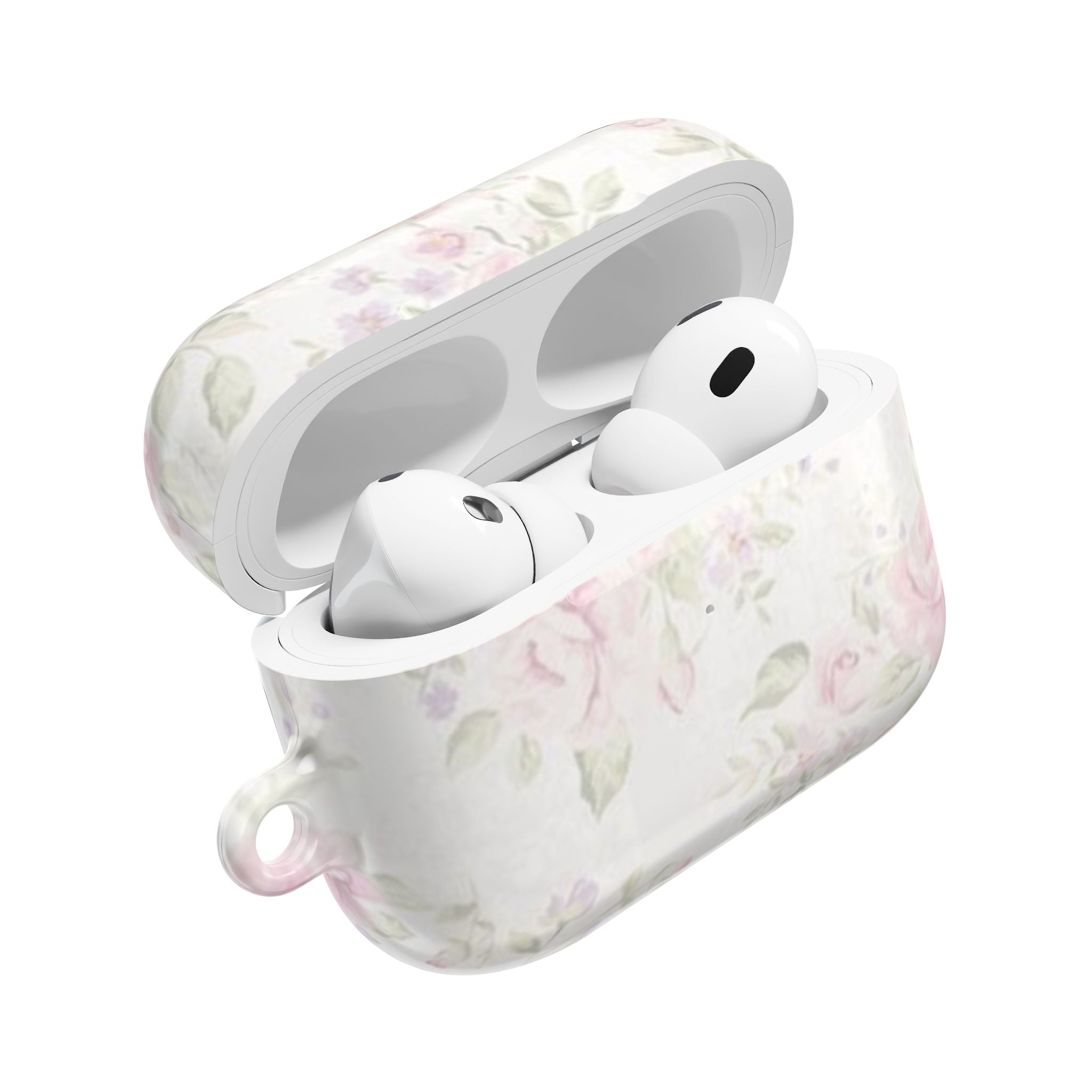 Floral AirPod Case, Elegant Wireless Earbuds Case, Flower Design AirPods Cover, Cute Tech Accessory, Gift for Her, Custom Earbud Case