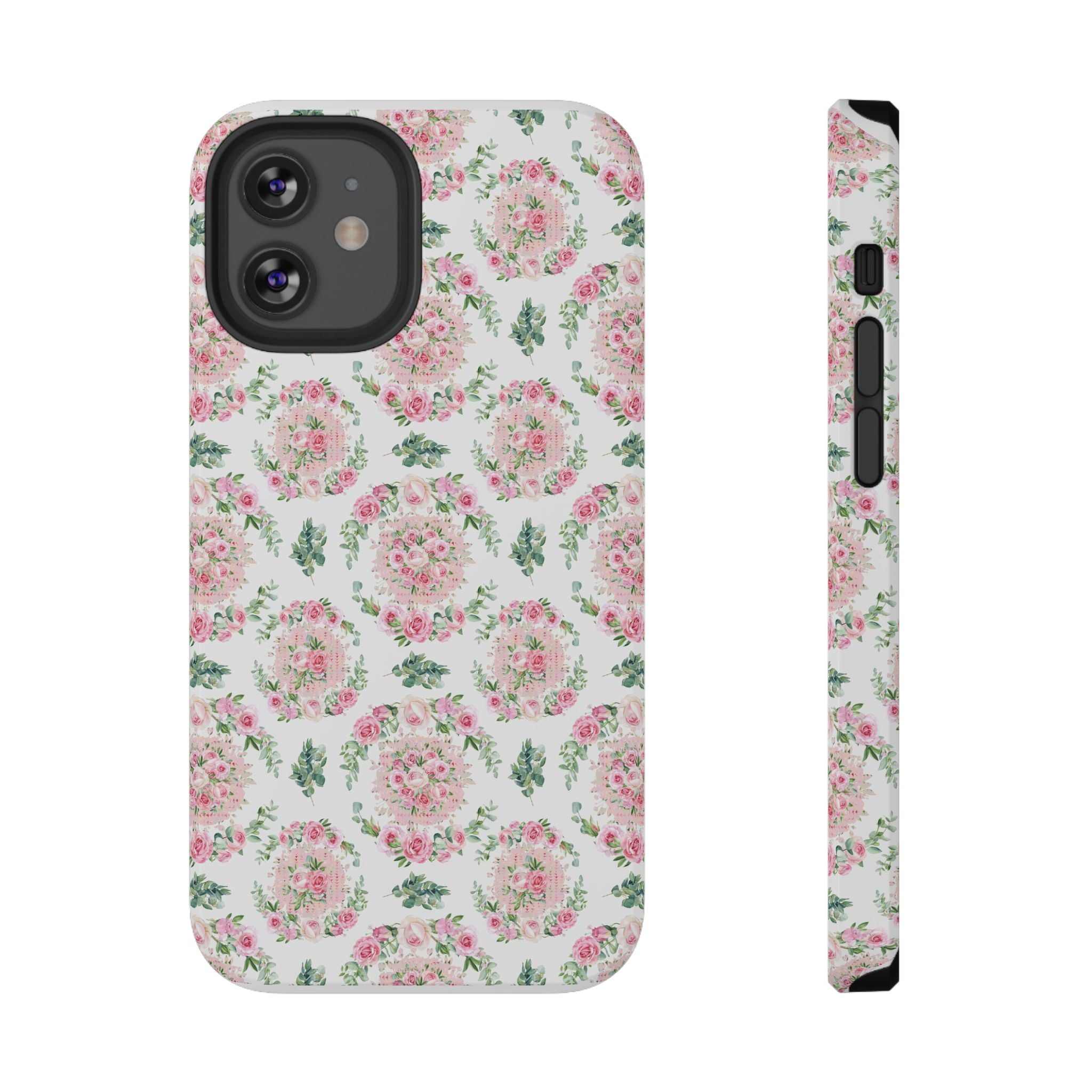 Customizable: Floral Impact-Resistant Phone Case