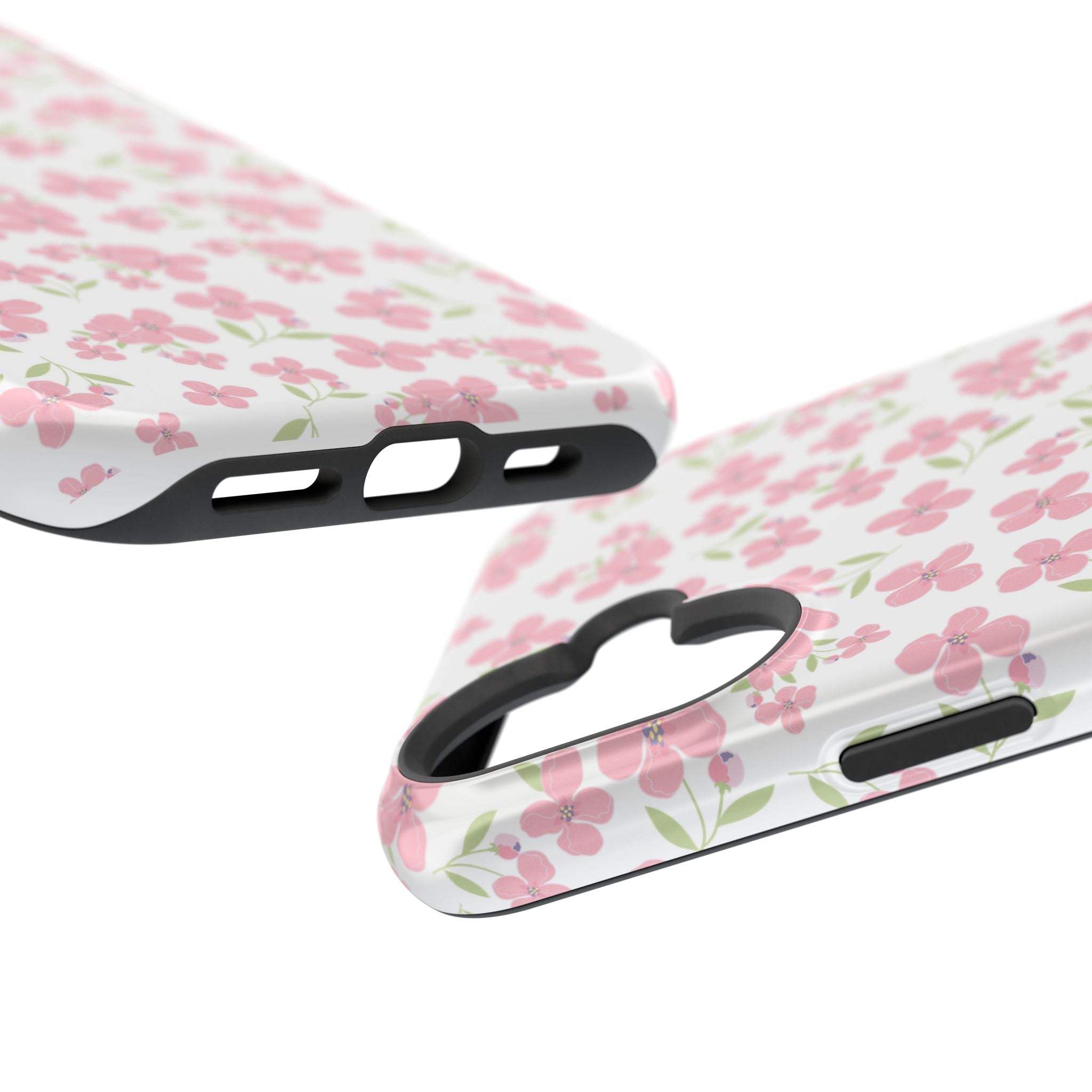 Customizable: Floral Impact-Resistant Phone Case