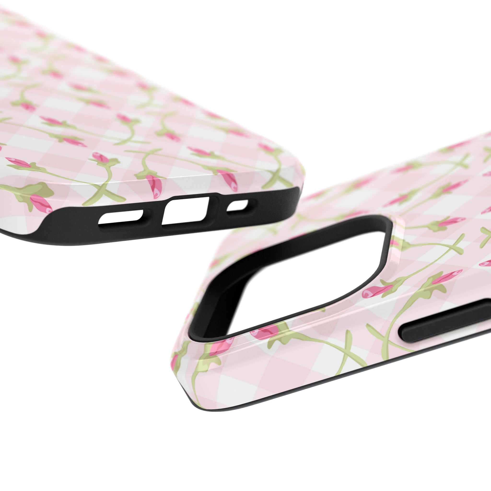 Customizable: Floral Impact-Resistant Phone Case