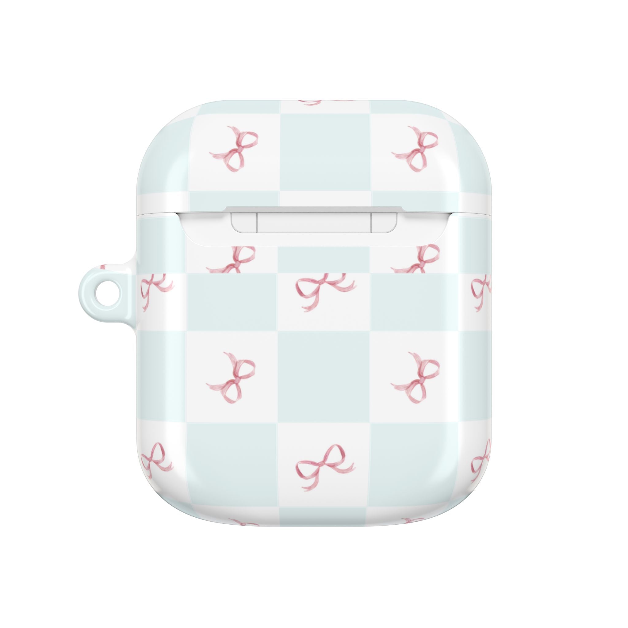 Customizable: Chic AirPod Case with Pink Ribbon Design, Trendy AirPod Case