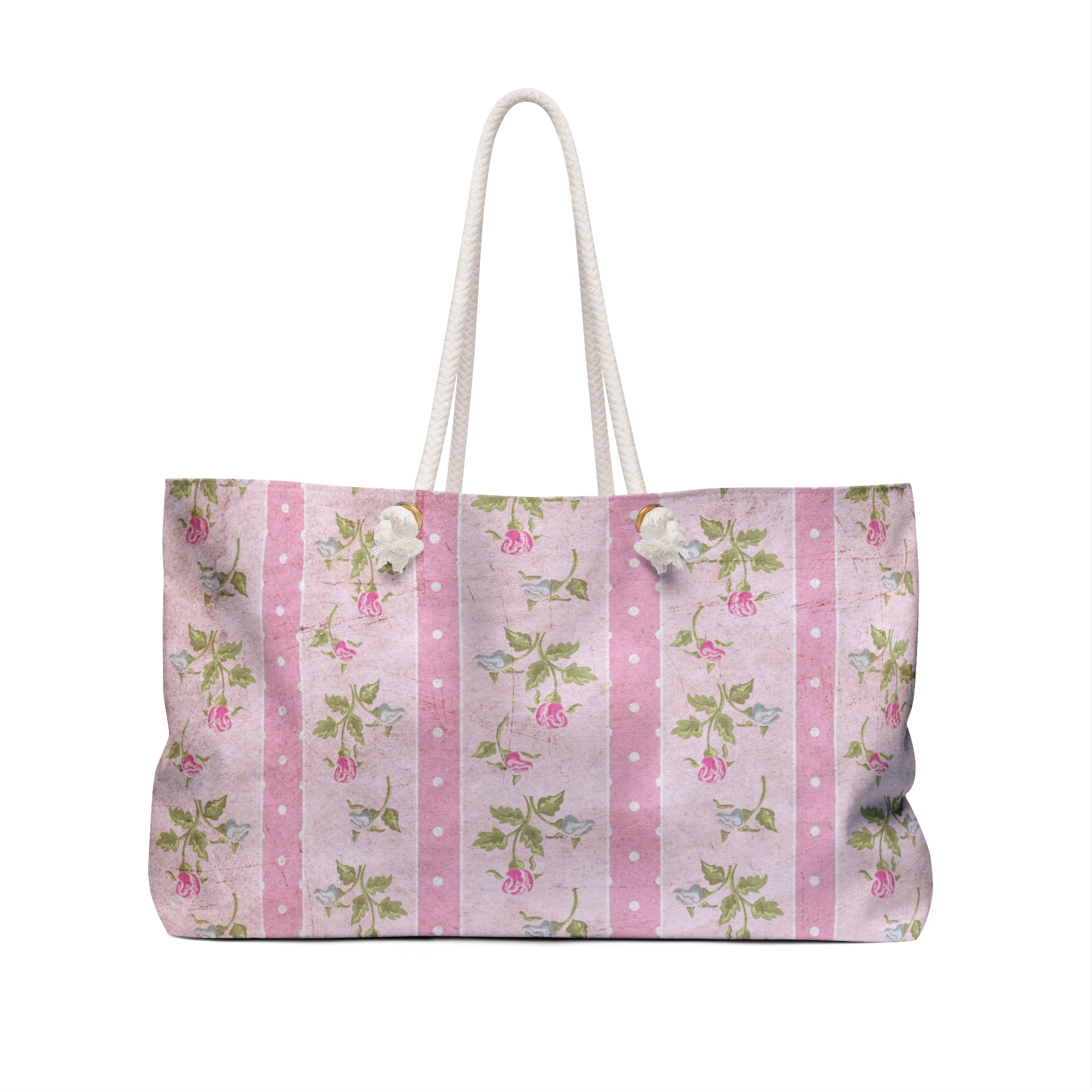 Floral Weekender Bag, Travel Tote, Overnight Bag, Beach Bag, Diaper Bag, Gift for Her