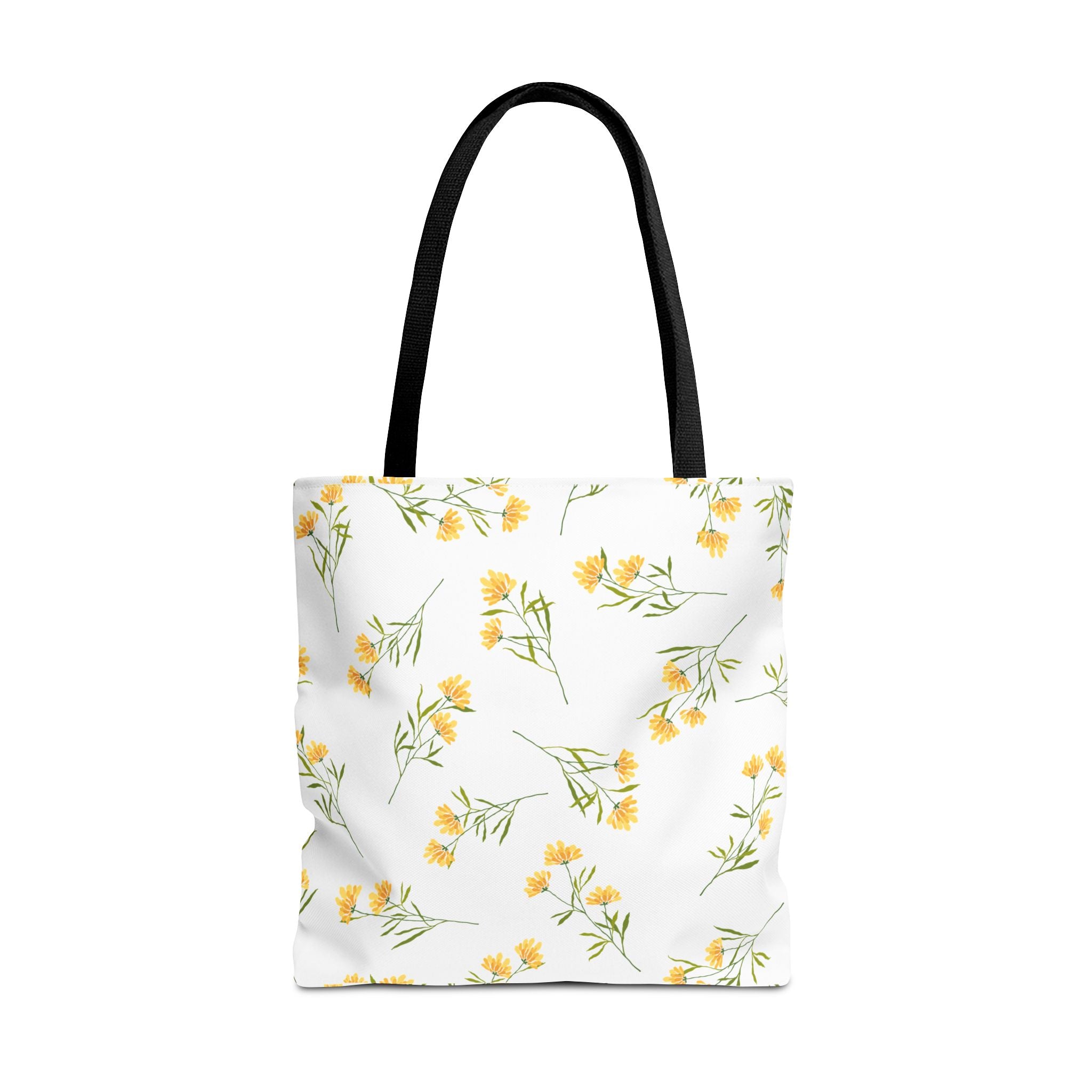Customizable: Yellow Floral Tote Bag