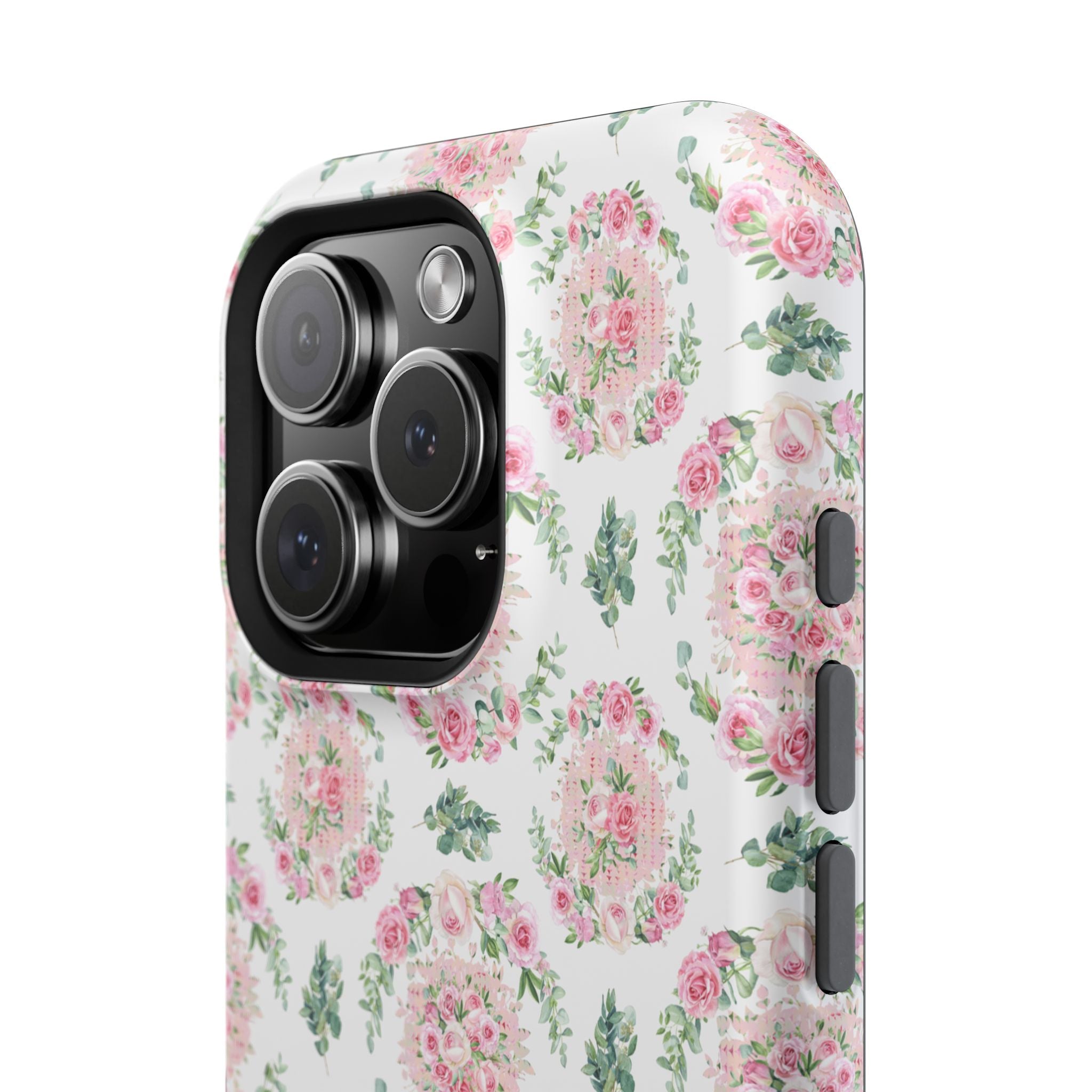 Customizable: Floral Impact-Resistant Phone Case