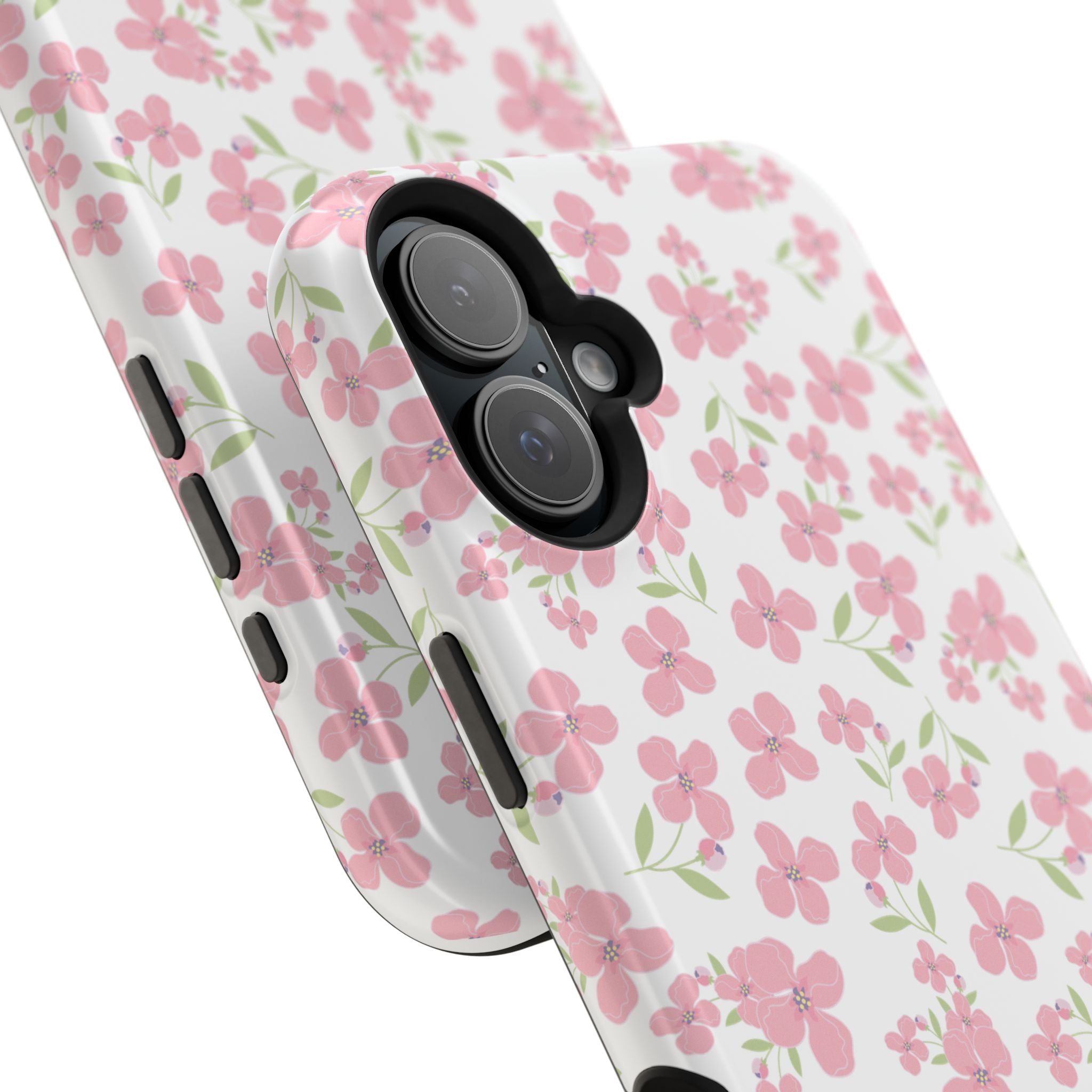 Customizable: Floral Impact-Resistant Phone Case