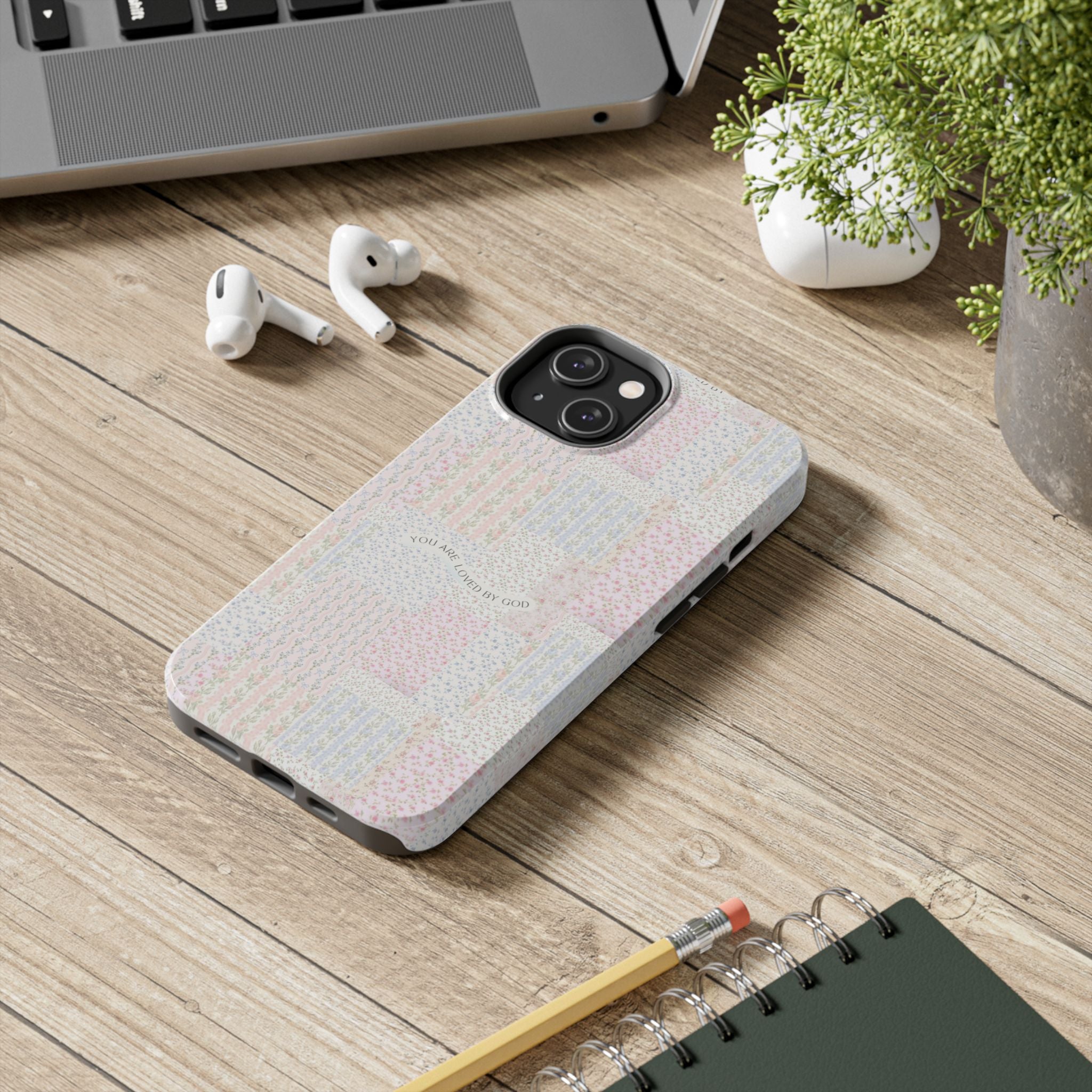 Floral Tough Phone Cases, Protective Phone Cover, Inspirational Tech Accessory, Gift for Her, Fashionable Phone Case, Unique Design