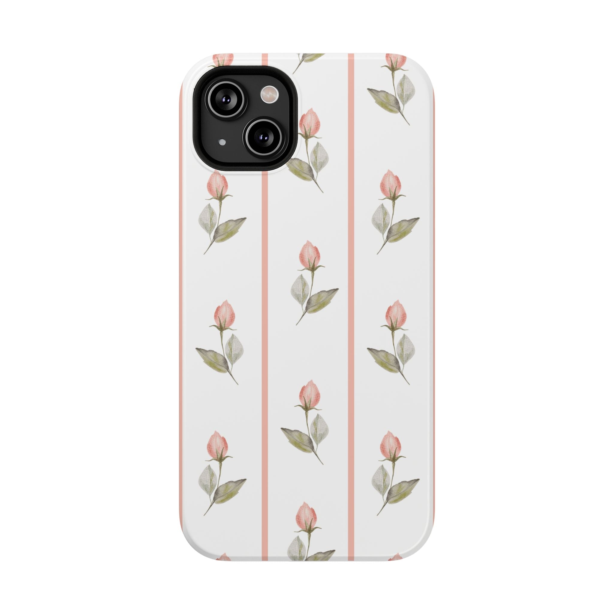Customizable: Floral Impact-Resistant Phone Case, Chic Phone Cover