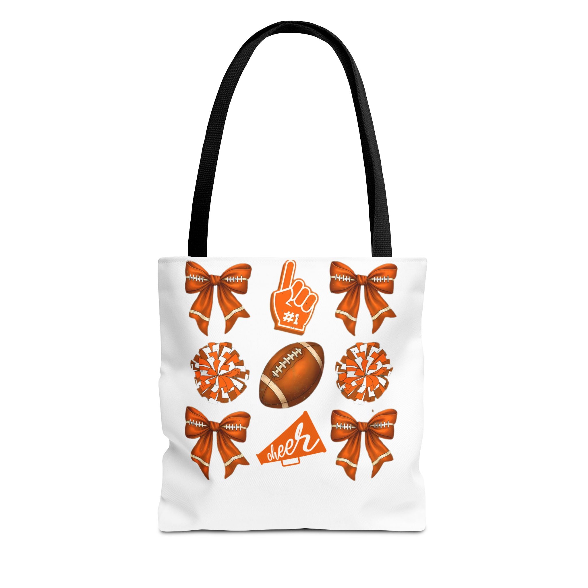 Orange Themed Game Day Tote Bag - College Commitment & Graduation Gift - School Pride Design