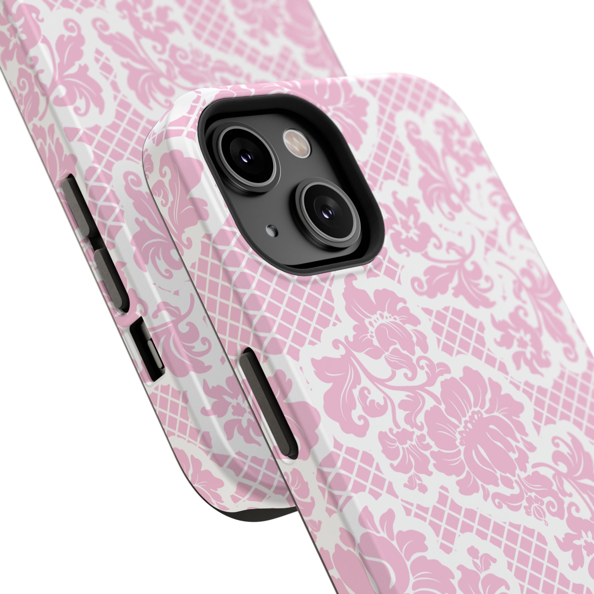 Customizable: Pink Lace Inspired Elegantly Chic Impact-Resistant Case