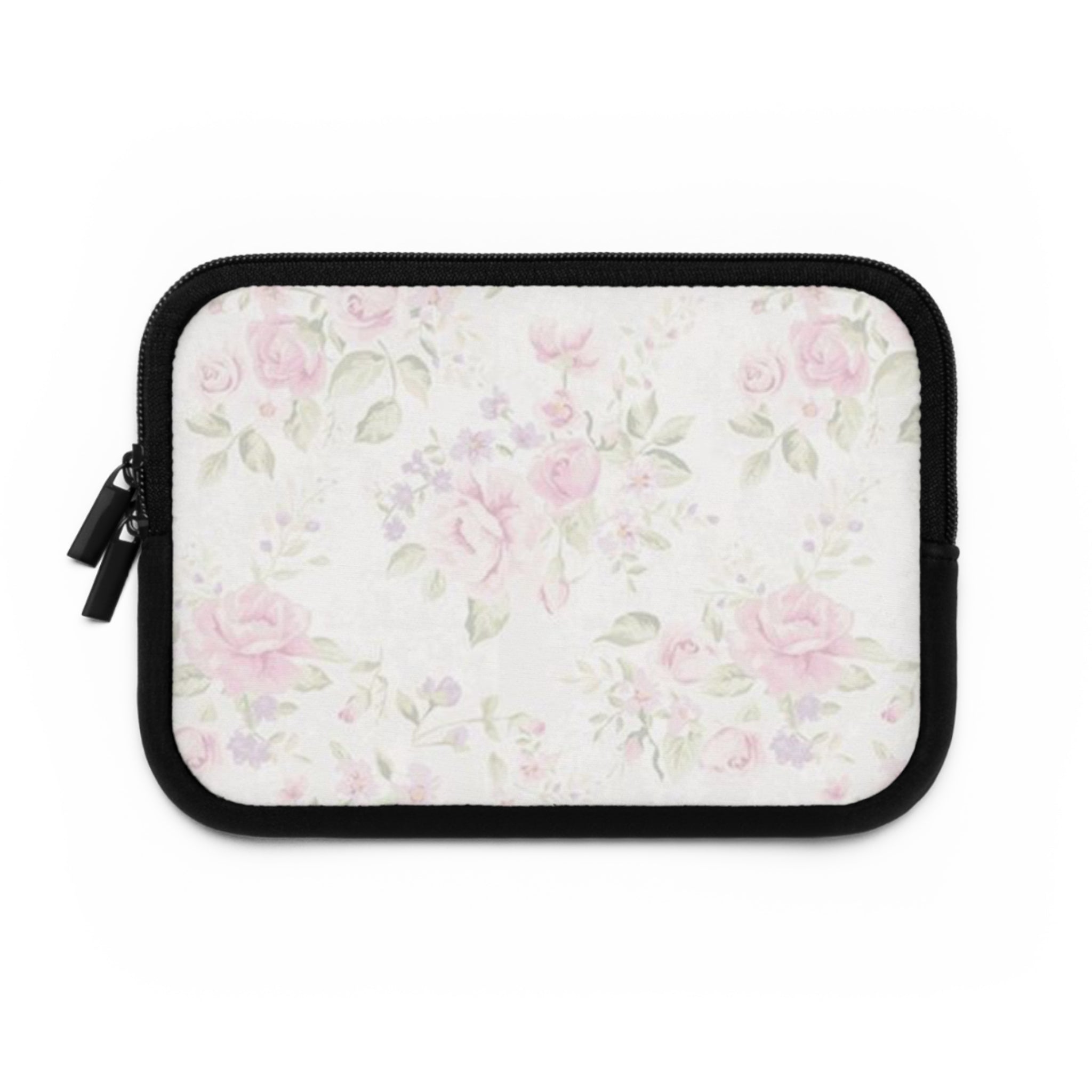 Chic Floral Laptop Sleeve - Stylish Tech Accessory for Women, Cute Gift for Students, Mother's Day, Birthday