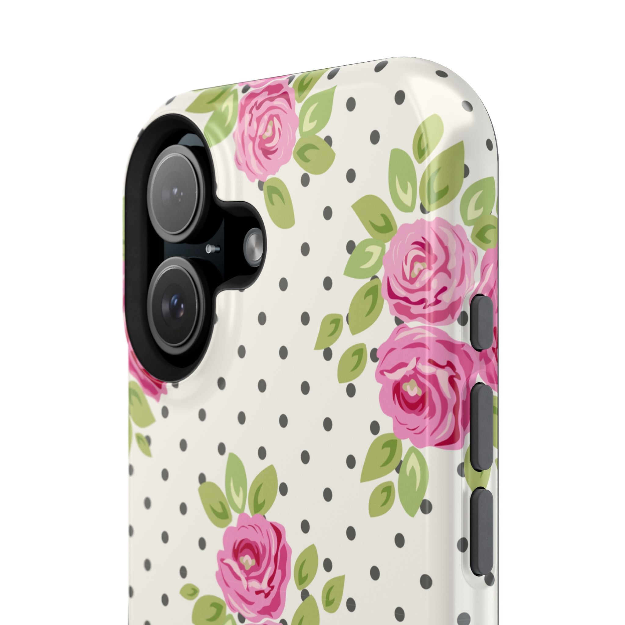 Customizable: Floral Polka Dot Phone Case