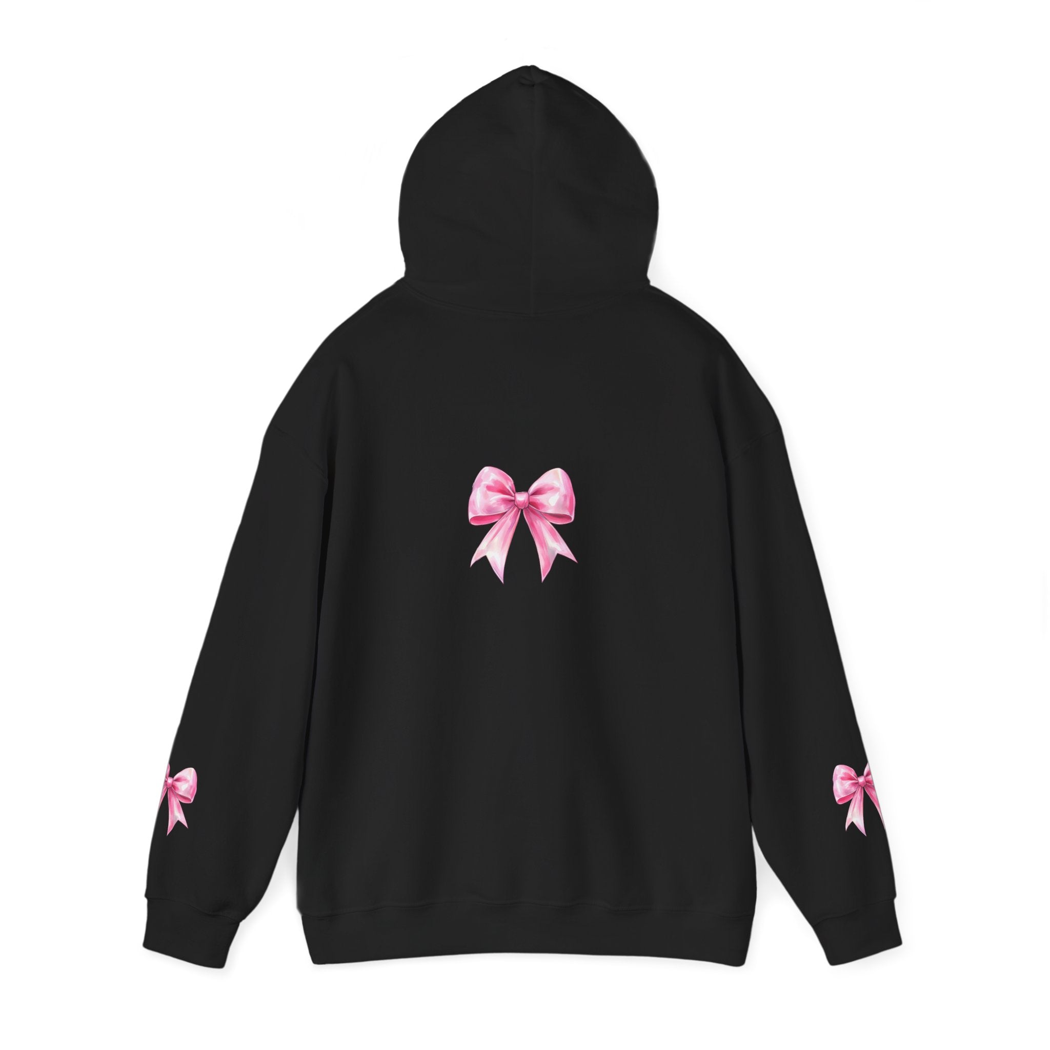 Cheerful Bow Hoodie - Perfect for Cheerleaders, Team Spirit, Dance, Everyday Wear, Gift for Coaches, Cheer Events