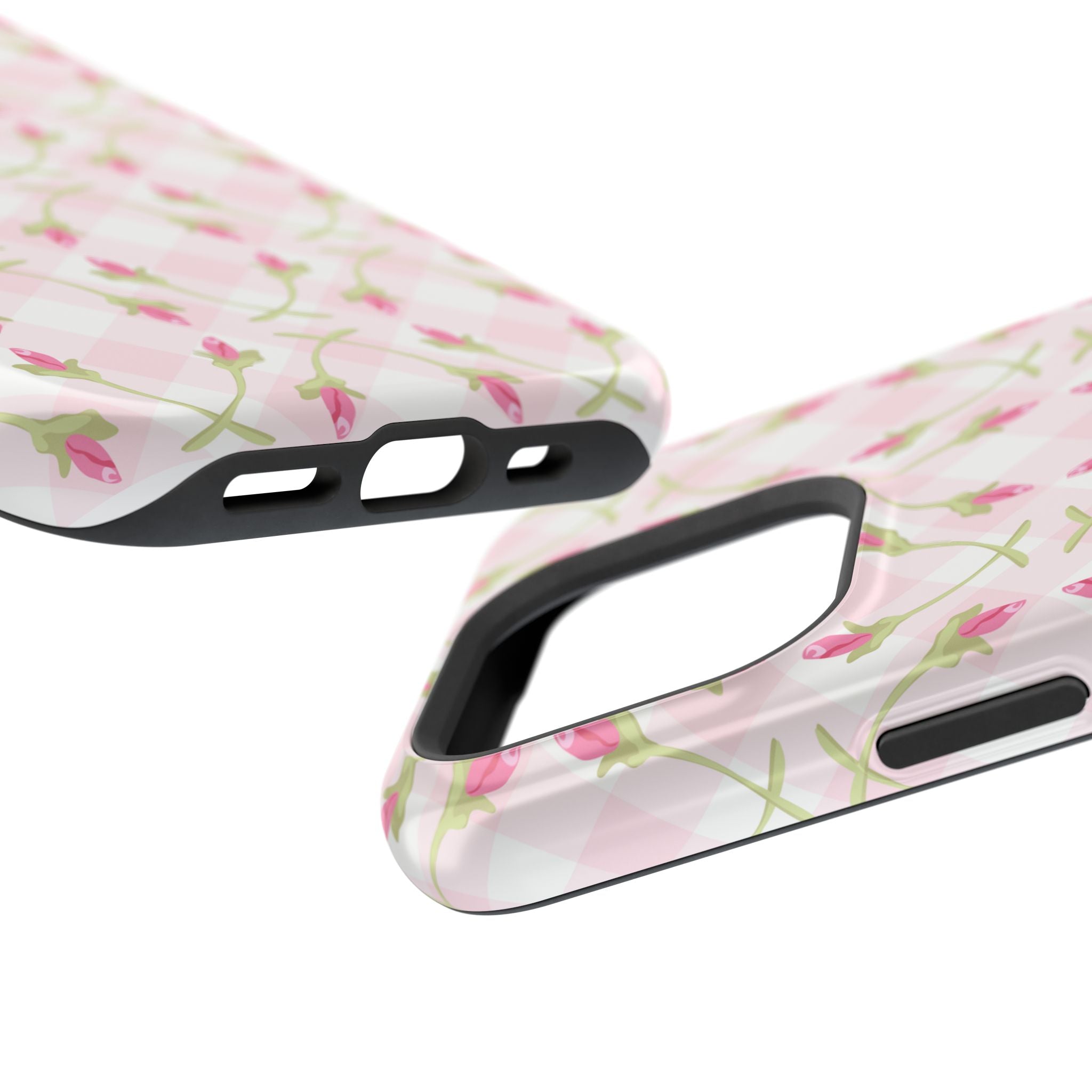 Customizable: Floral Impact-Resistant Phone Case