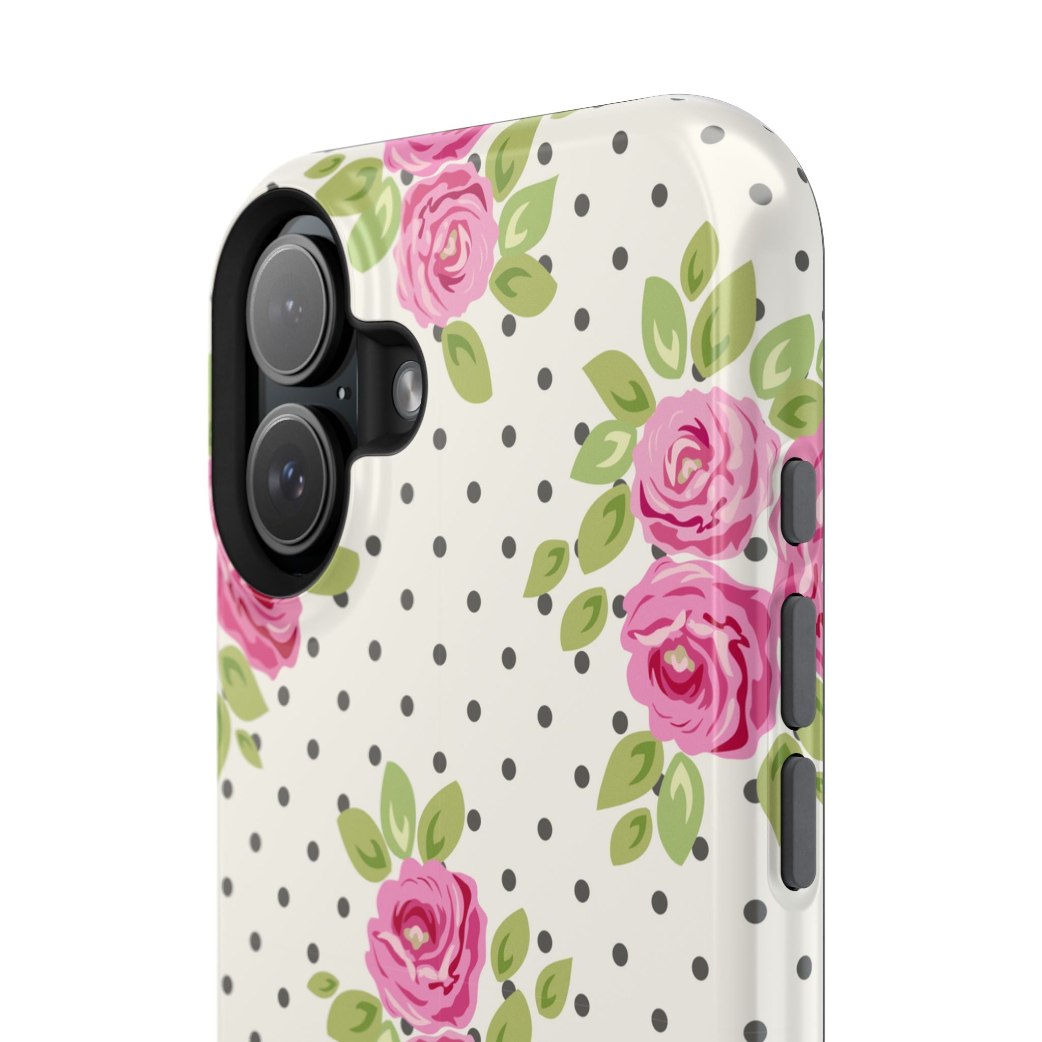 Customizable: Floral Polka Dot Phone Case