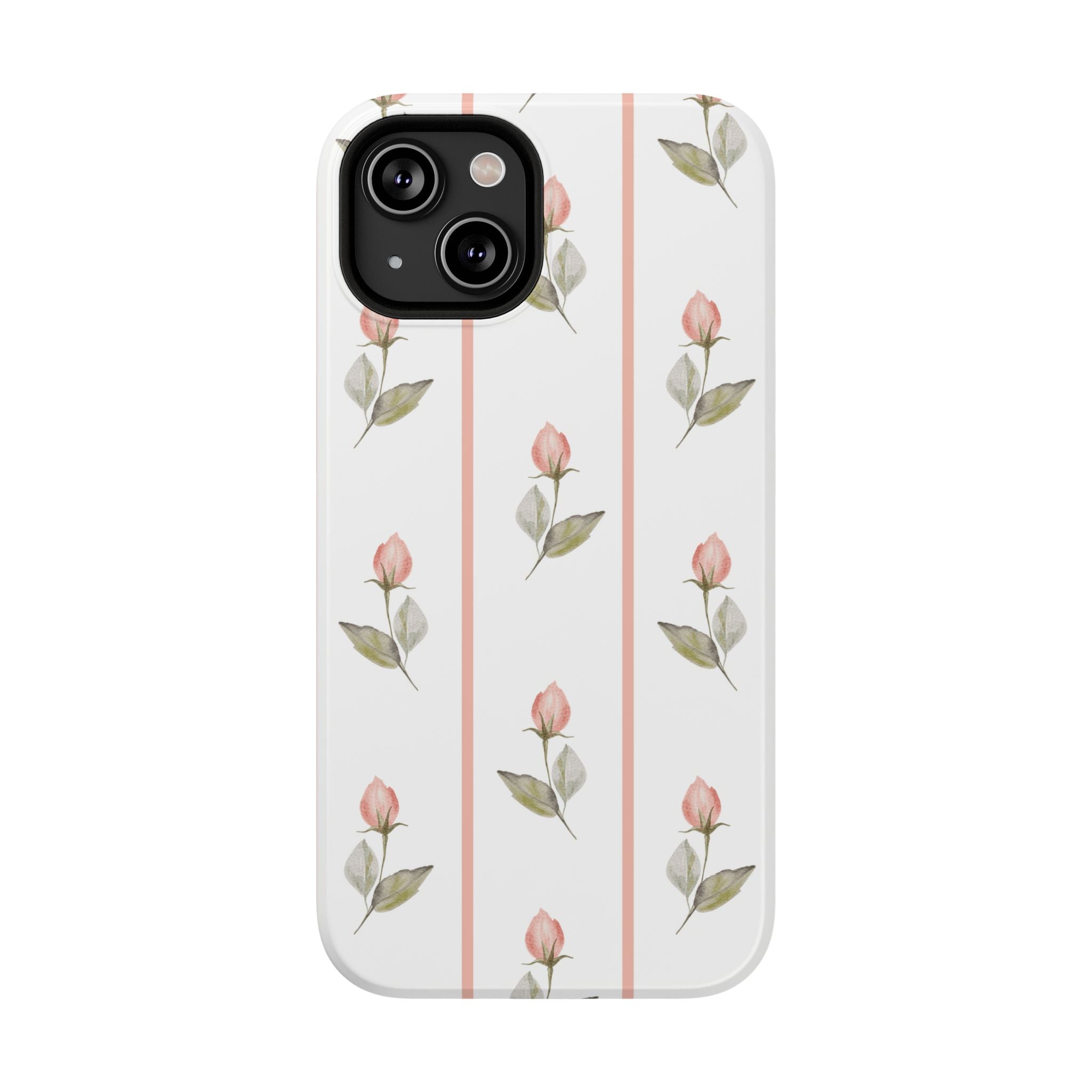 Customizable: Floral Impact-Resistant Phone Case, Chic Phone Cover