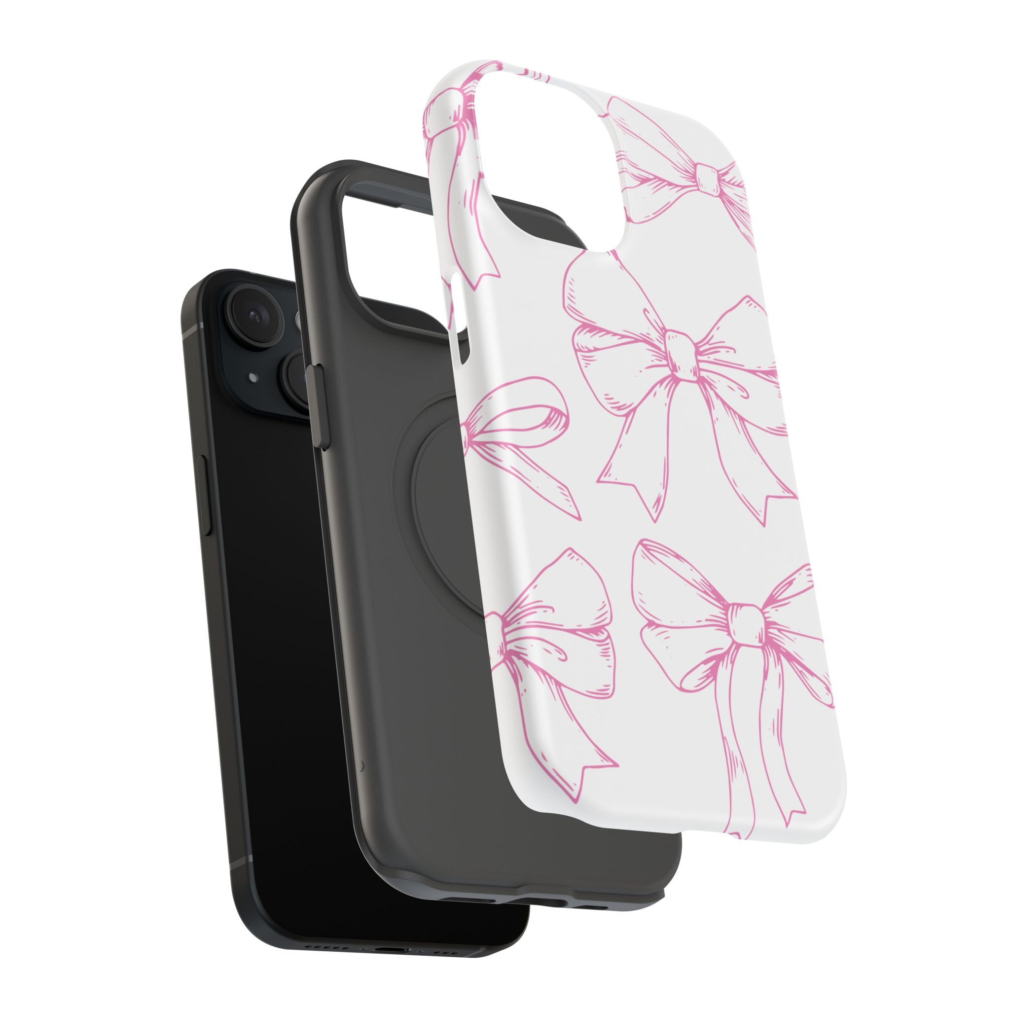 Customizable: Cute Bow Pattern Phone Case