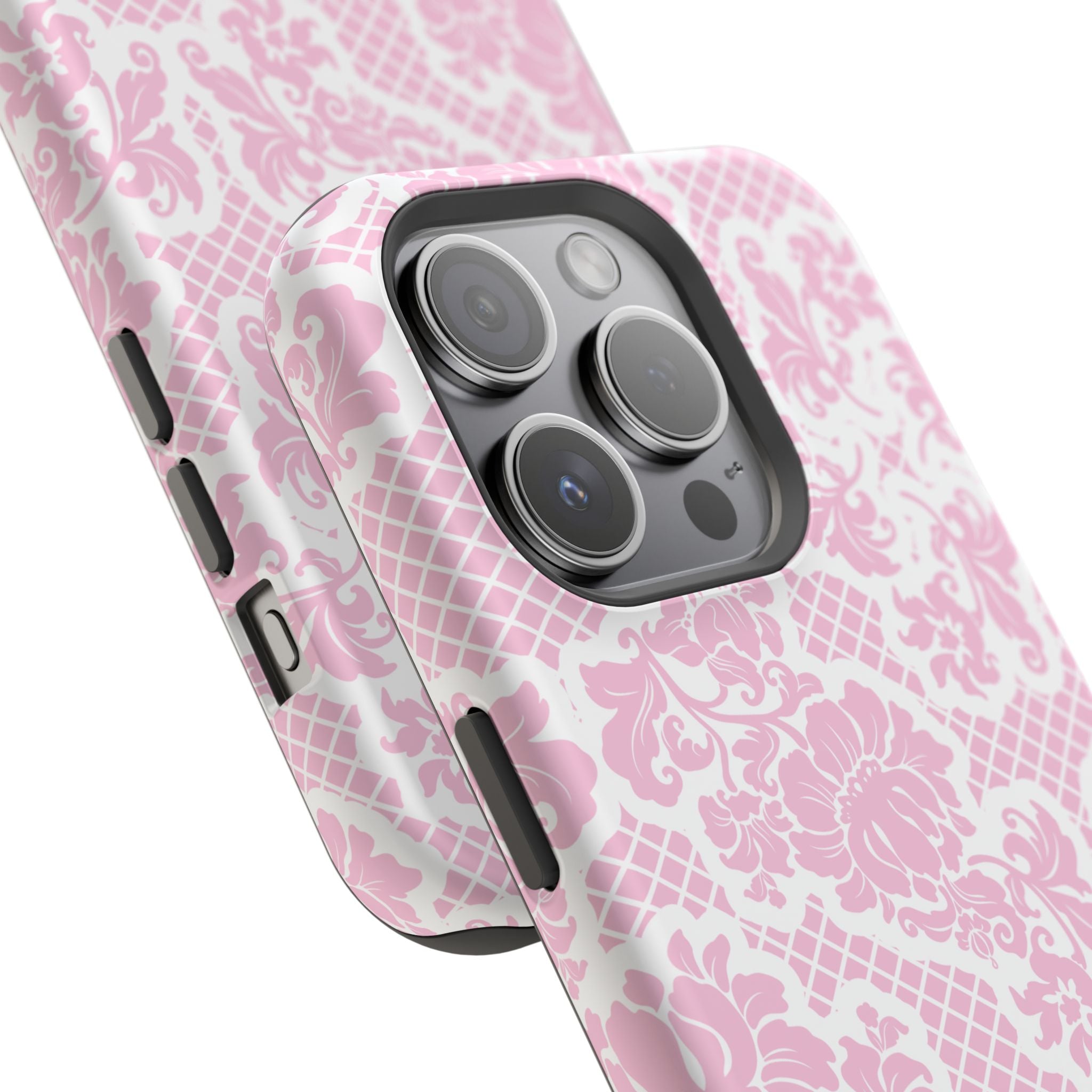 Customizable: Pink Lace Inspired Elegantly Chic Impact-Resistant Case