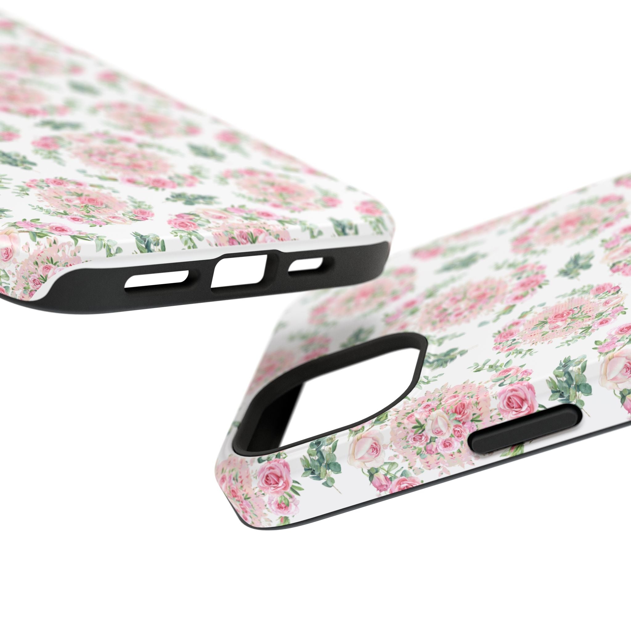 Customizable: Floral Impact-Resistant Phone Case
