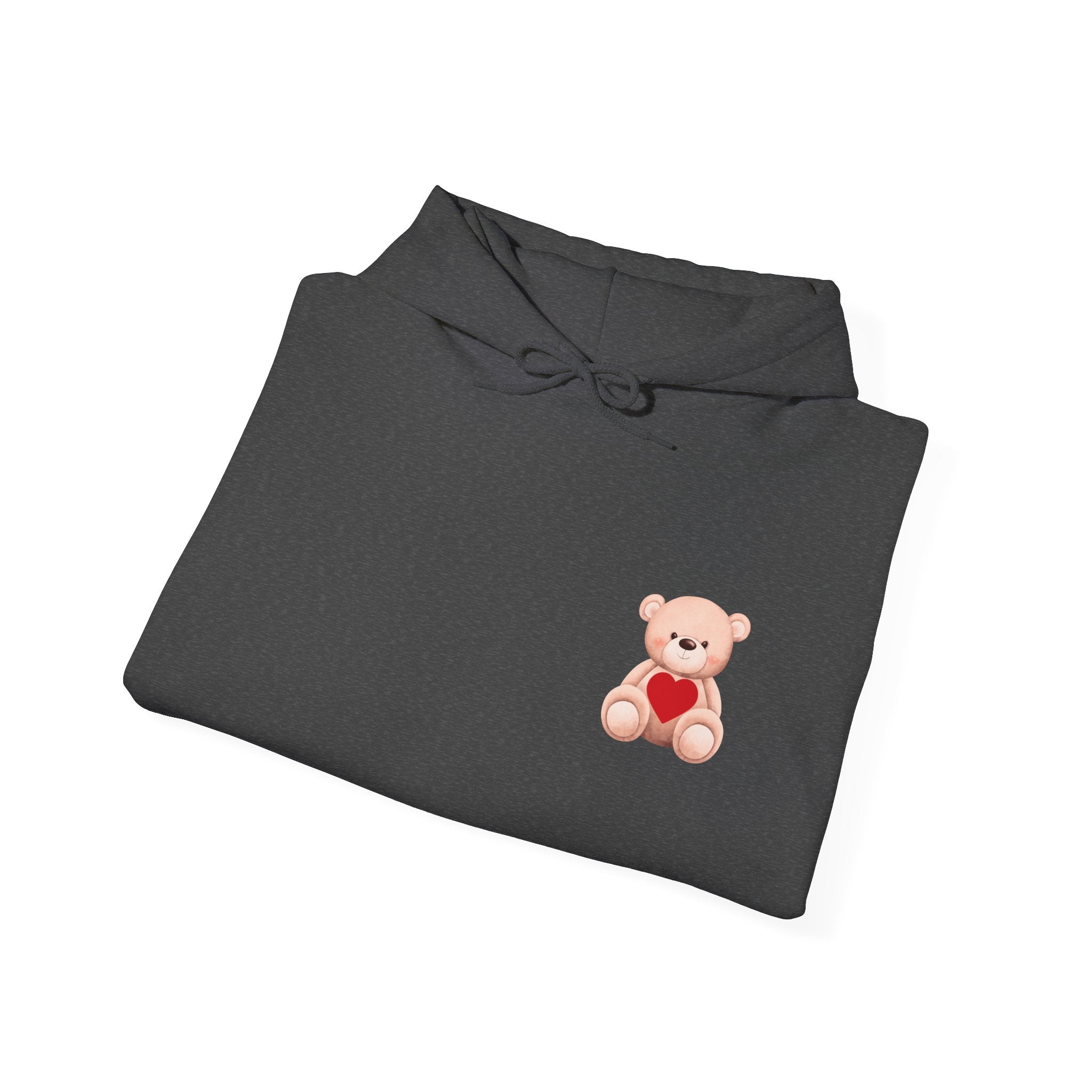 Customizable: Bear Heart Hoodie - Personalizable School Spirit Apparel